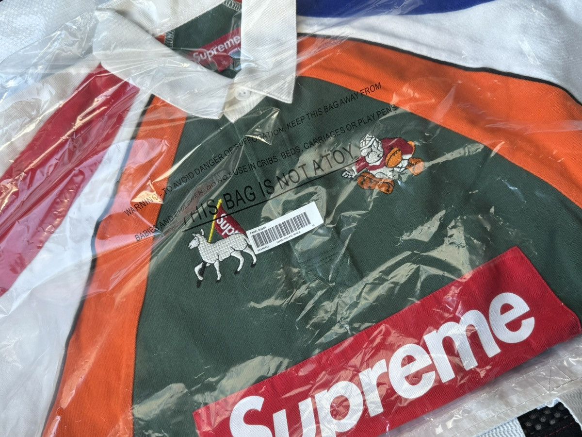 Supreme Supreme S/S Short Sleeve Multicolor Rugby XL IN HAND | Grailed