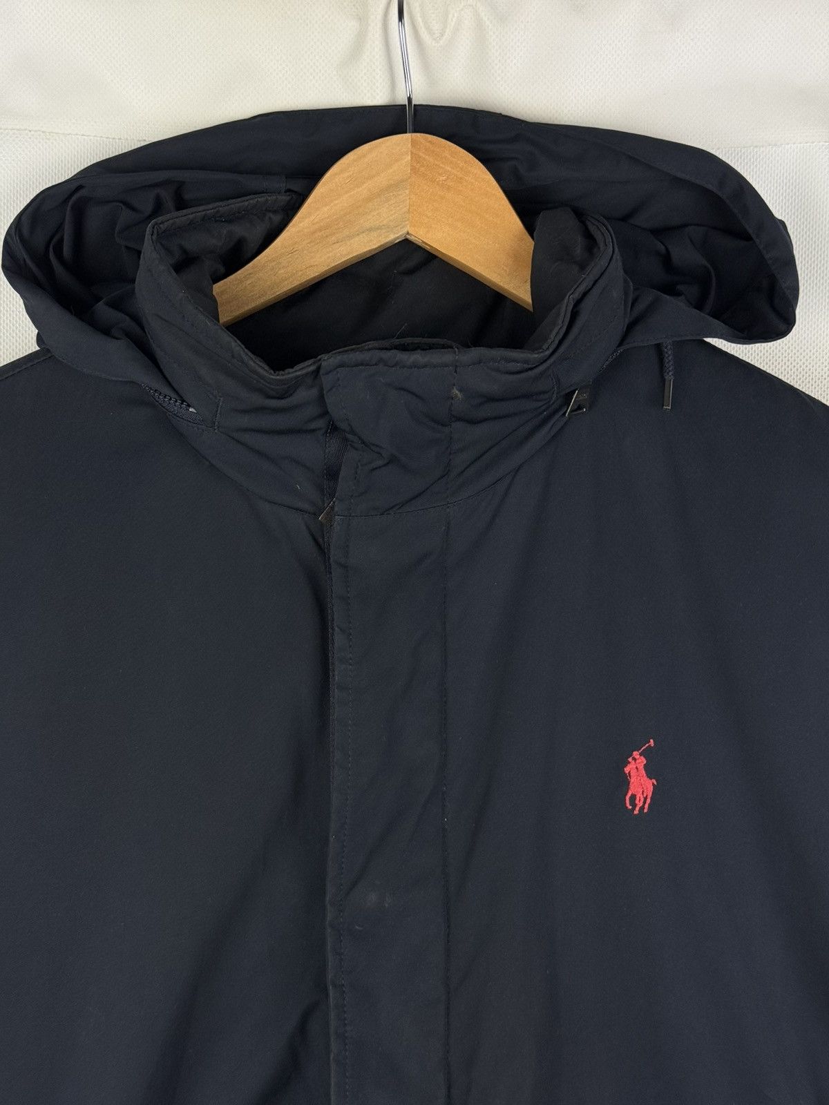 Polo Ralph Lauren Polo By Ralph Lauren VTG Hooded Fleece Lined Bomber Jacket Size US L / EU 52-54 / 3 - 7 Thumbnail