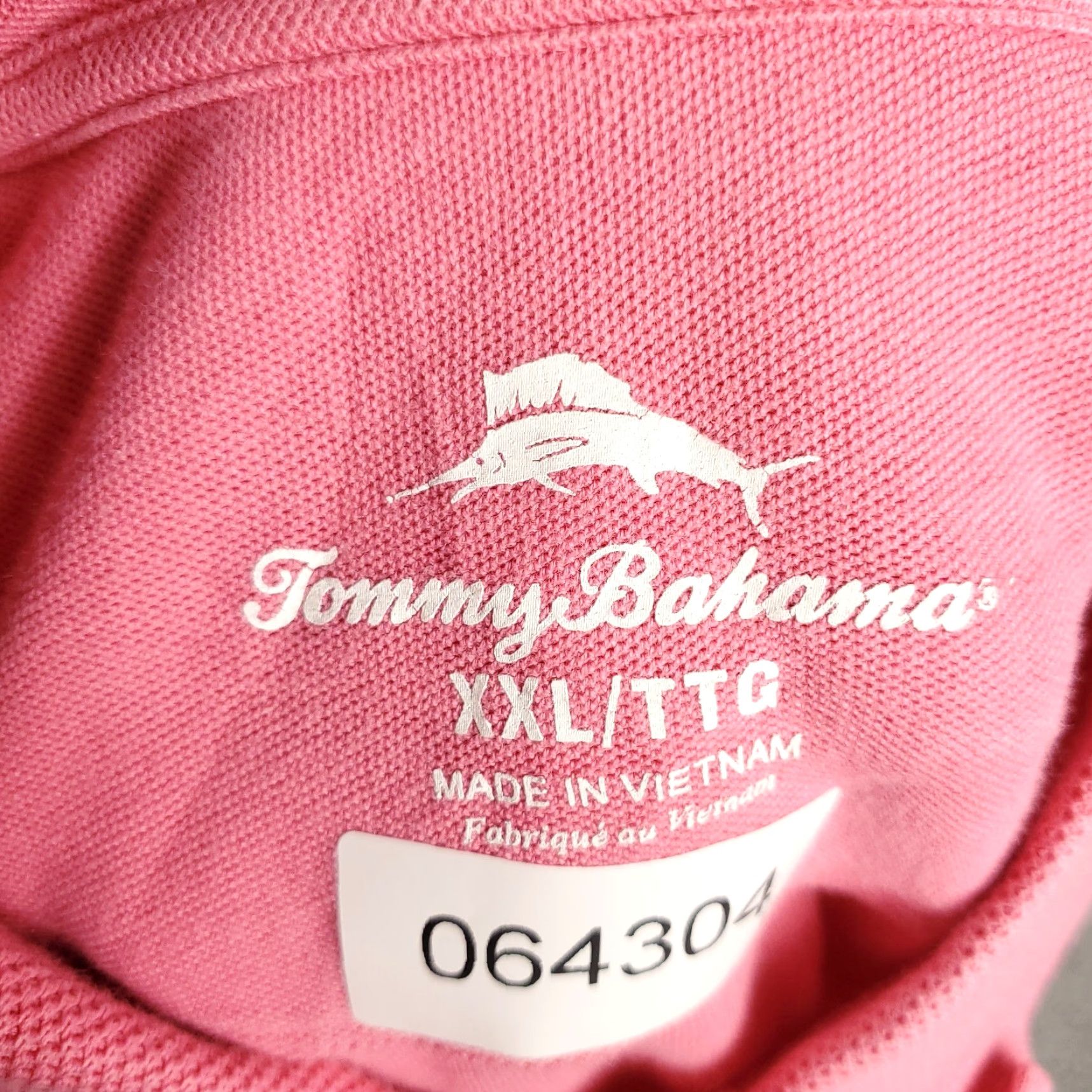 Tommy Bahama Tommy Bahama Polo Shirt 2XL Pink Casual Short Sleeve Mens Size US XXL / EU 58 / 5 - 7 Thumbnail