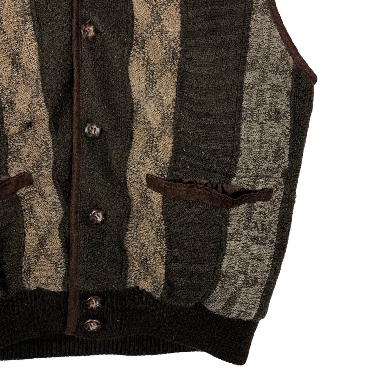 Japanese Brand 🔥90’s Issey Miyake Design Navajo Aztec Wool Vest Lindbergh Size US M / EU 48-50 / 2 - 4 Thumbnail