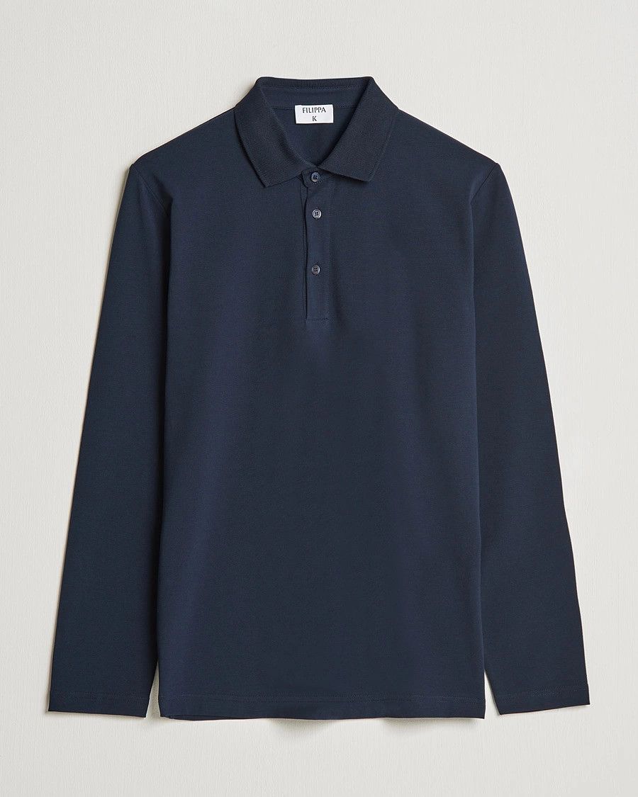 Filippa K Filippa K Luke Lycra Poloshirt Cardigan Size US L / EU 52-54 / 3 - 1 Thumbnail
