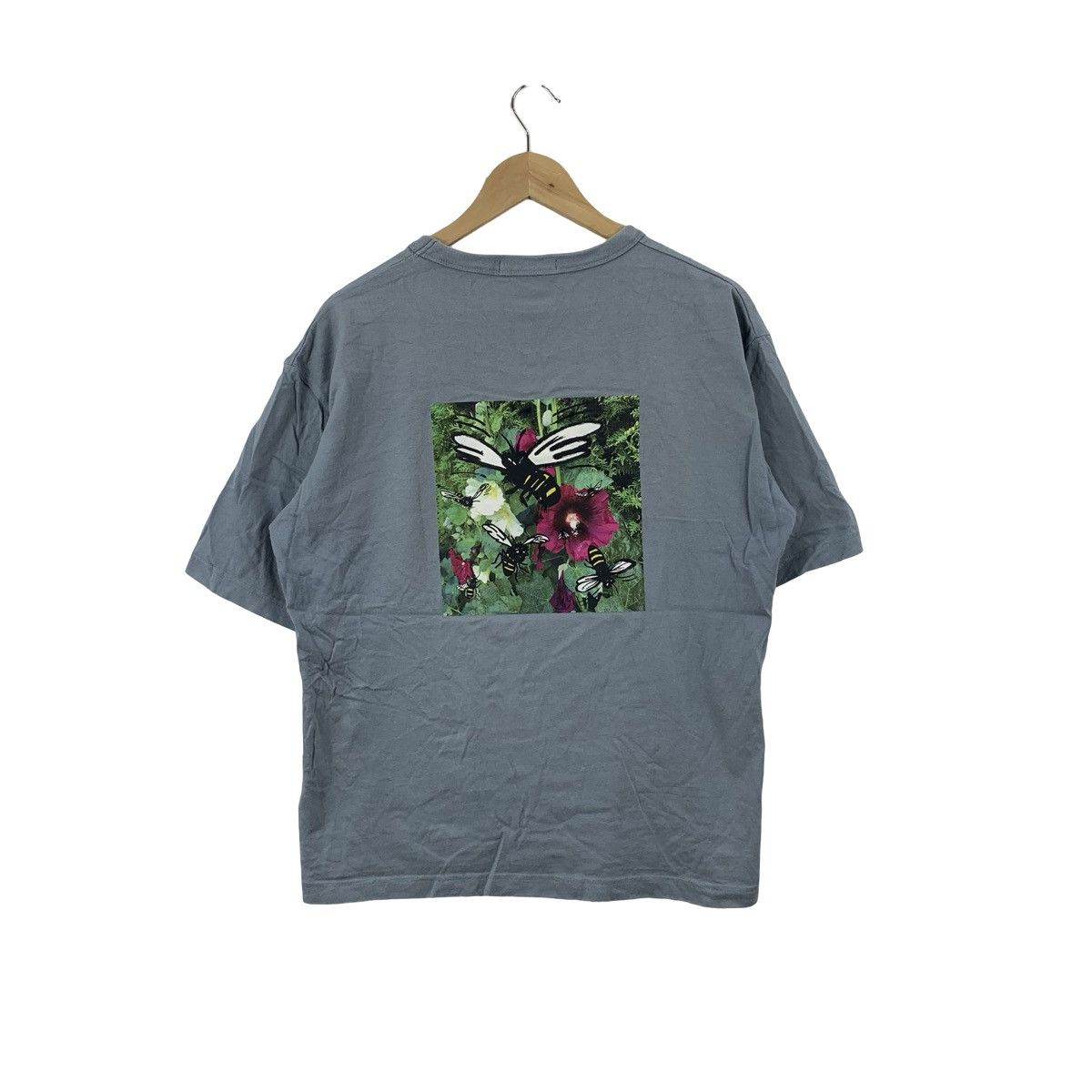 Filippa K Vintage FILIP PAGOWSKI T-Shirt Minimalist Flower Embroidery Size US M / EU 48-50 / 2 - 1 Thumbnail