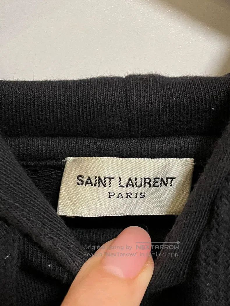 Saint Laurent Paris Saint Laurent Men's Black XL Sweatshirt. Size US XL / EU 56 / 4 - 3 Thumbnail