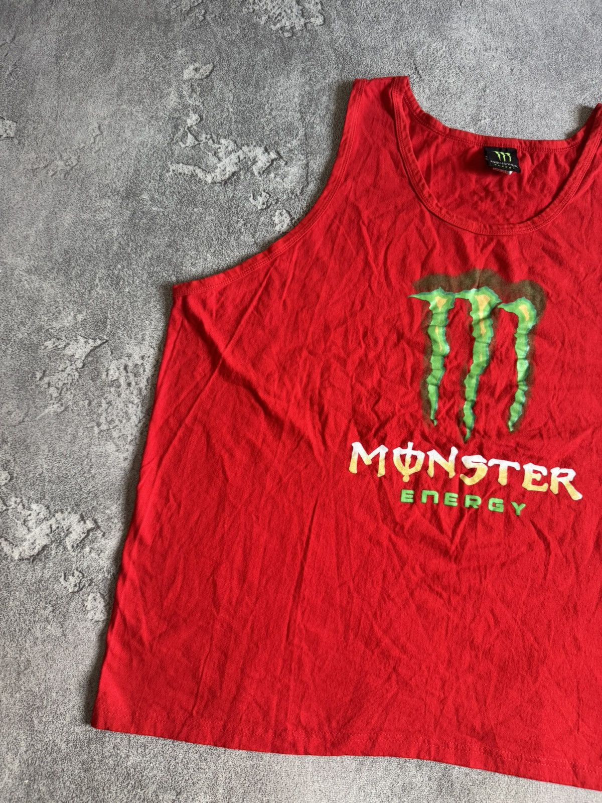 Fox Racing Monster Energy XXL biglogo racing tank top sleeveless shirt Size US XXL / EU 58 / 5 - 8 Thumbnail