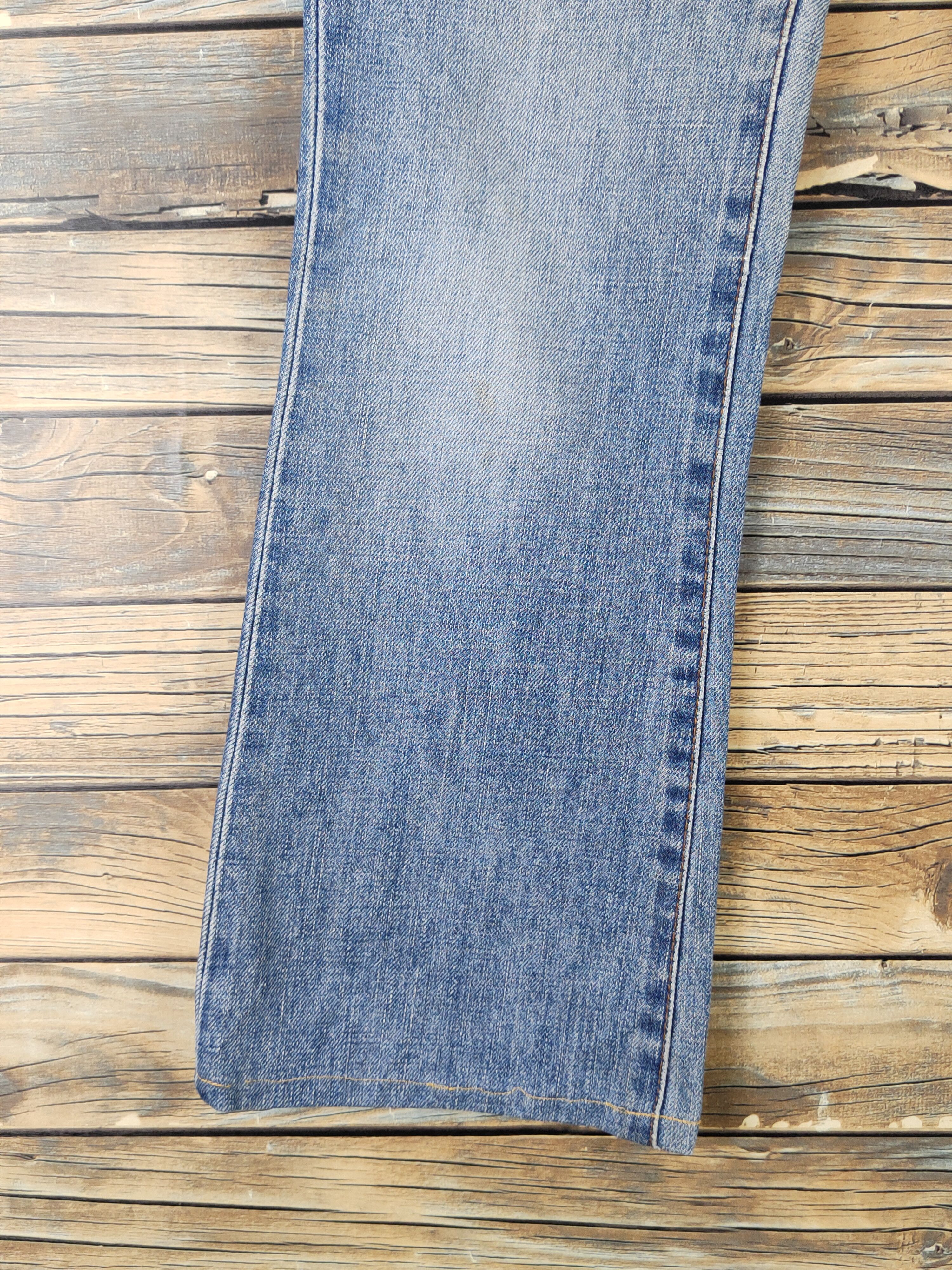 Edwin Edwin Blue Distressed Ripped denim Jeans #W1907 Size US 28 / EU 44 - 4 Thumbnail