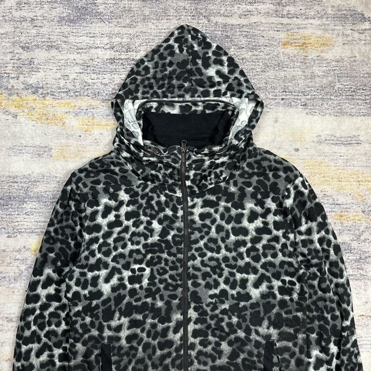 Tornado Mart Saucy cool leopard bono zip hoodie goa style Size US L / EU 52-54 / 3 - 3 Thumbnail