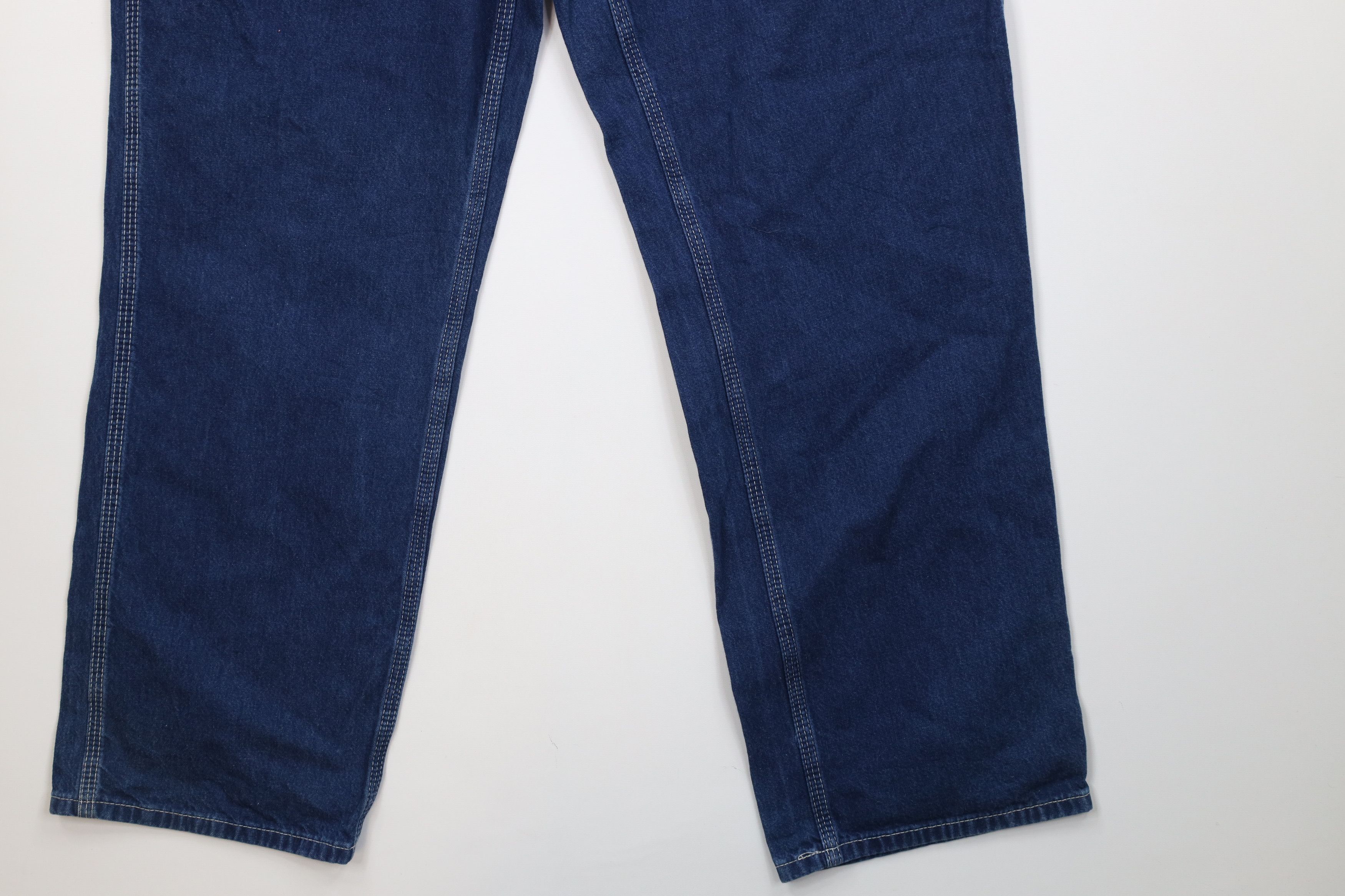 Carhartt Vintage Y2K Carhartt Wide Leg Dungaree Denim Jeans Cotton Size US 38 / EU 54 - 5 Thumbnail