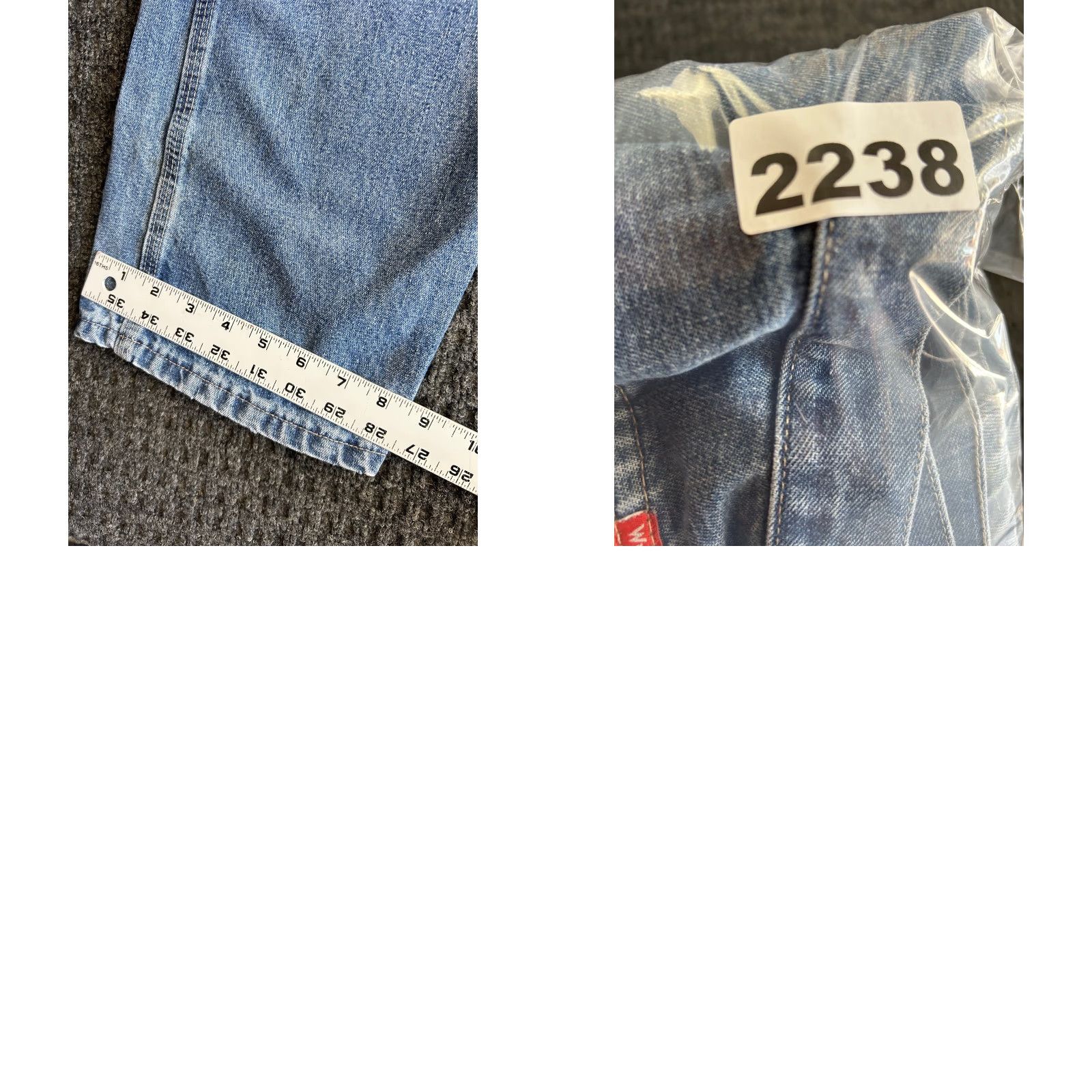 Wrangler VINTAGE Wrangler Jeans Denim 32 x 30 Relaxed Regular Men 90s Grunge Y2K Blue Denim 5-Pocket Design Jeans Size US 32 / EU 48 - 8 Thumbnail