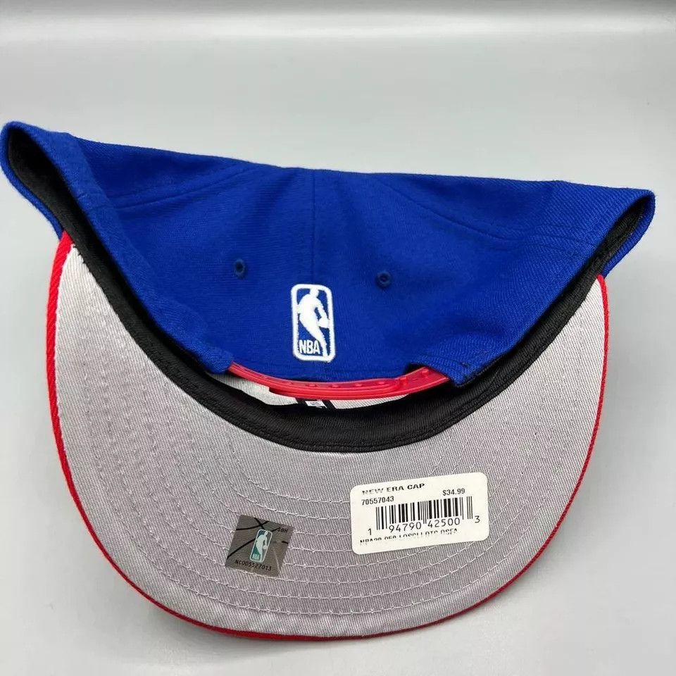 New Era Los Angeles LA Clippers Hat Men 9Fifty New Era NBA Snap Back Size ONE SIZE - 4 Thumbnail