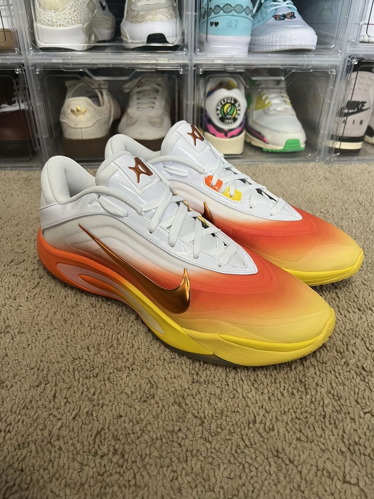 Nike Size US W 13.5/ M 12 A'ja Nike A'ja Wilson A'One Candy Corn Size US 12 / EU 45 - 3 Thumbnail