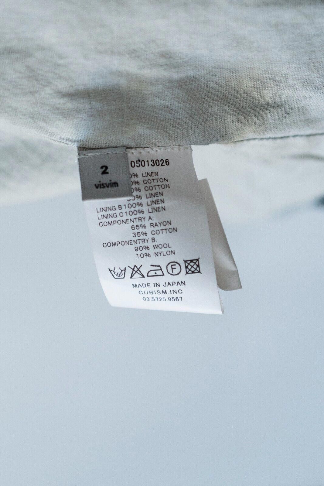 Visvim Visvim Womens Linen/Cotton Blazer Sz. 2 (M) Size XS / US 0-2 / IT 36-38 - 7 Thumbnail