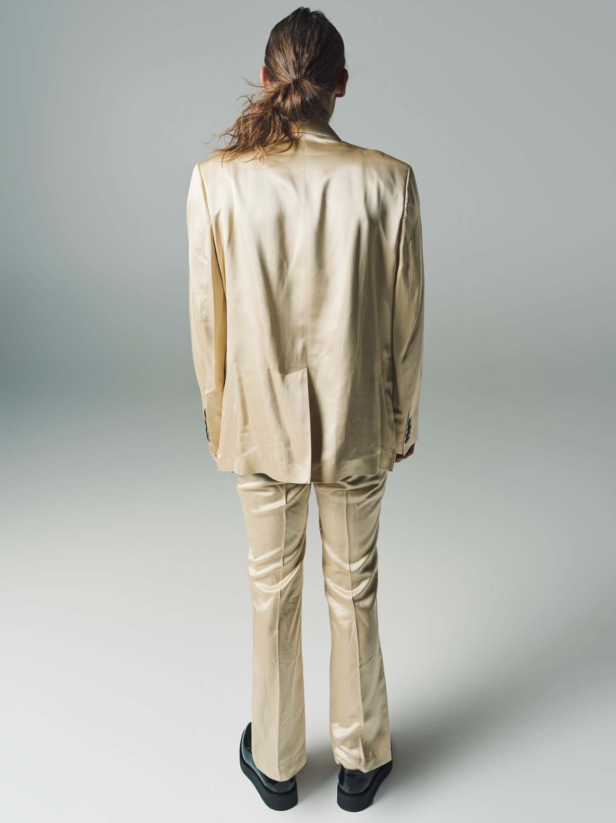 Ernest W. Baker BNWT SS24 ERNEST W. BAKER FLARE PANTS GOLD M Size US 32 / EU 48 - 16 Thumbnail