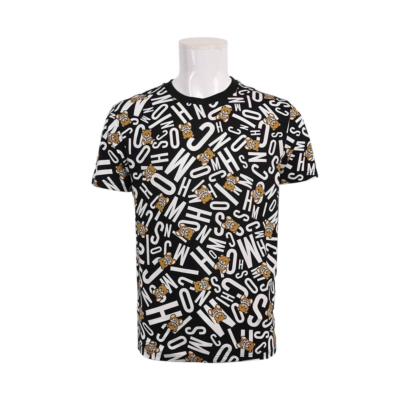 Moschino Moschino Bear All-over Logo T-Shirt US M Size US M / EU 48-50 / 2 - 1 Thumbnail