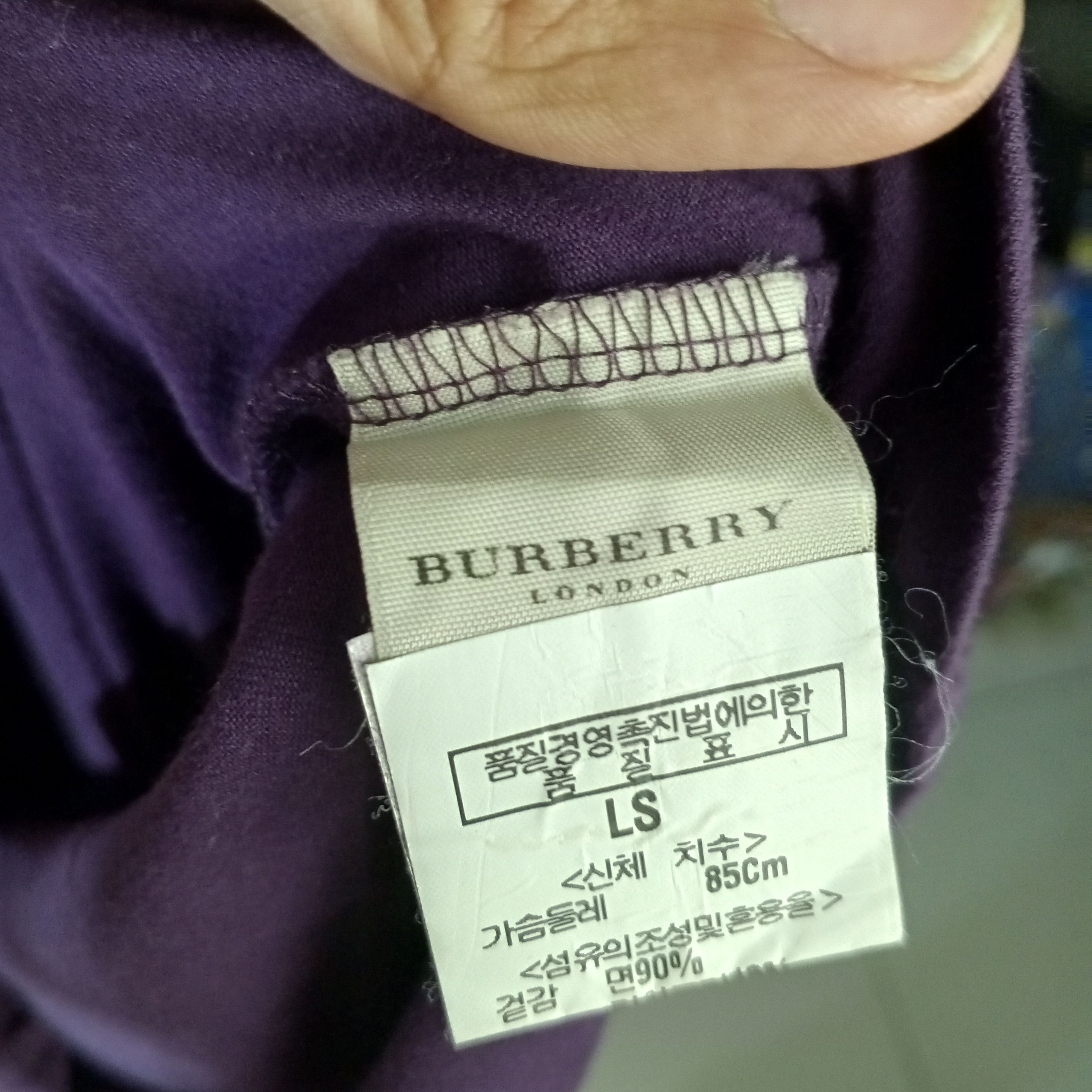 Burberry × Burberry Prorsum × Vintage Burberry London Purple With Nova Check Size S / US 4 / IT 40 - 7 Thumbnail