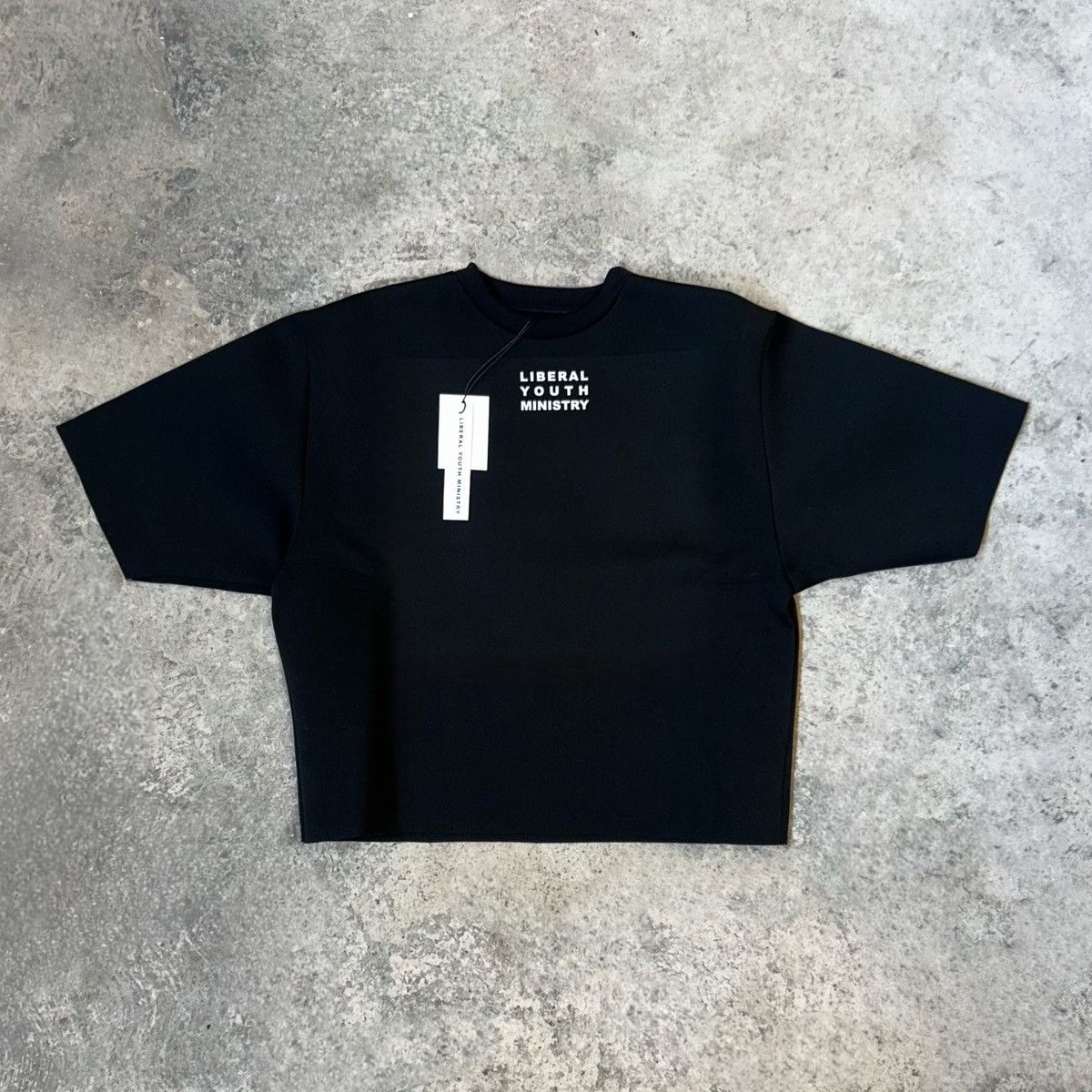 Liberal Youth Ministry SS23 Liberal Youth Ministry Neoprene Cropped T-Shirt Size US M / EU 48-50 / 2 - 1 Thumbnail