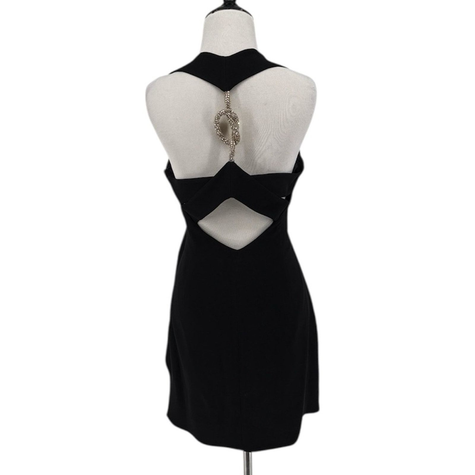 Rachel Gilbert Rachel Gilbert Blaise Scoop Neck Black Mini Dress Size 10 Size L / US 10 / IT 46 - 4 Thumbnail