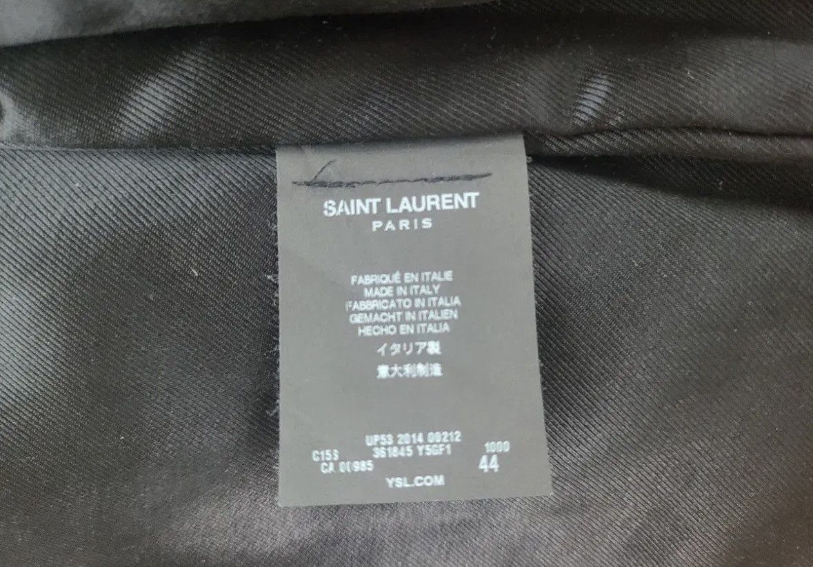 Saint Laurent Paris Saint laurent 14FW cafe racer leather jacket sz44 Size US S / EU 44-46 / 1 - 6 Thumbnail