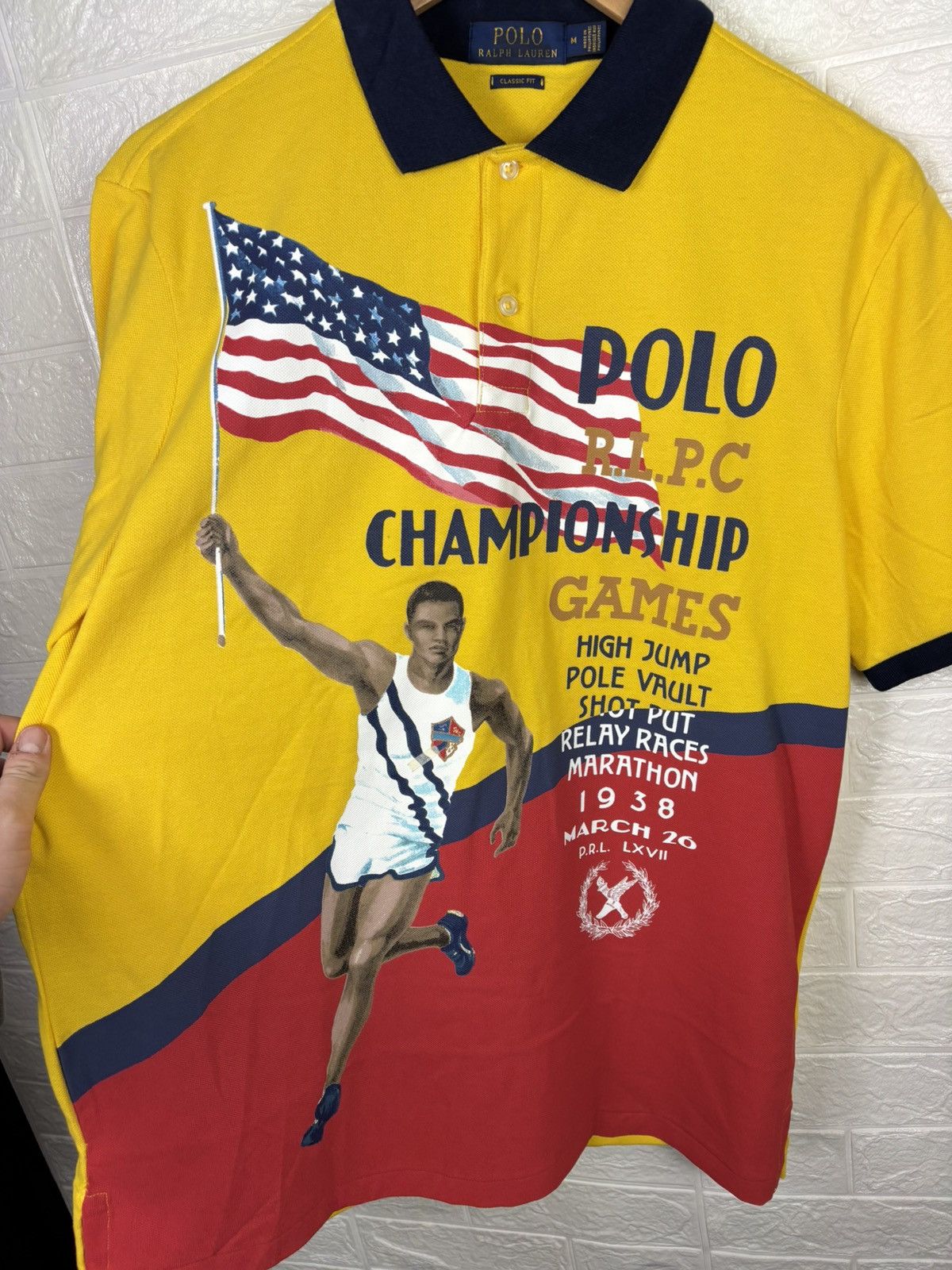 Polo Ralph Lauren Polo Ralph Lauren Stadium Olympic Track Championship T-Shirt Size US M / EU 48-50 / 2 - 5 Thumbnail