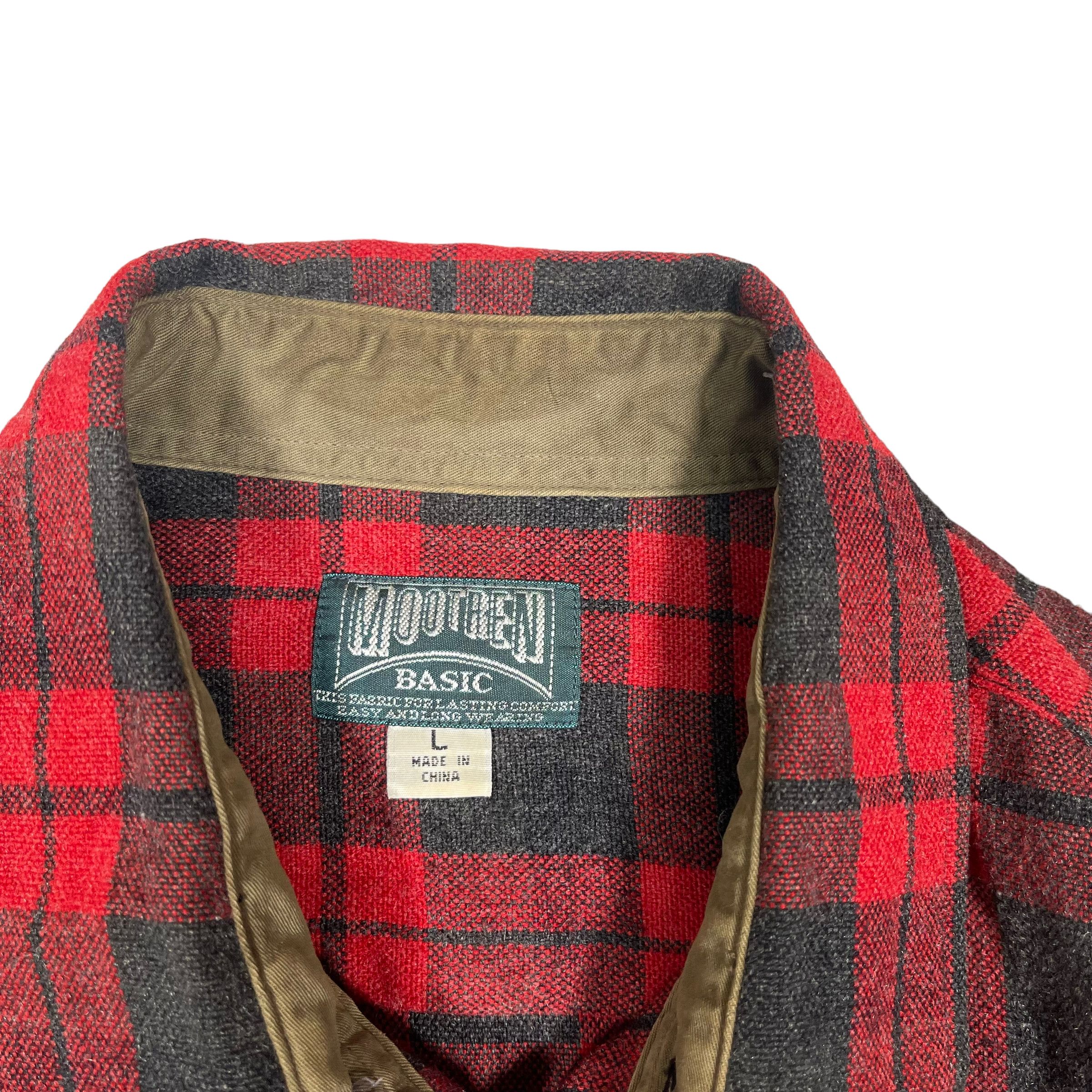 Flannel Vintage 1990 Motren Wool Button Up Flannel Shirt Size US L / EU 52-54 / 3 - 6 Thumbnail