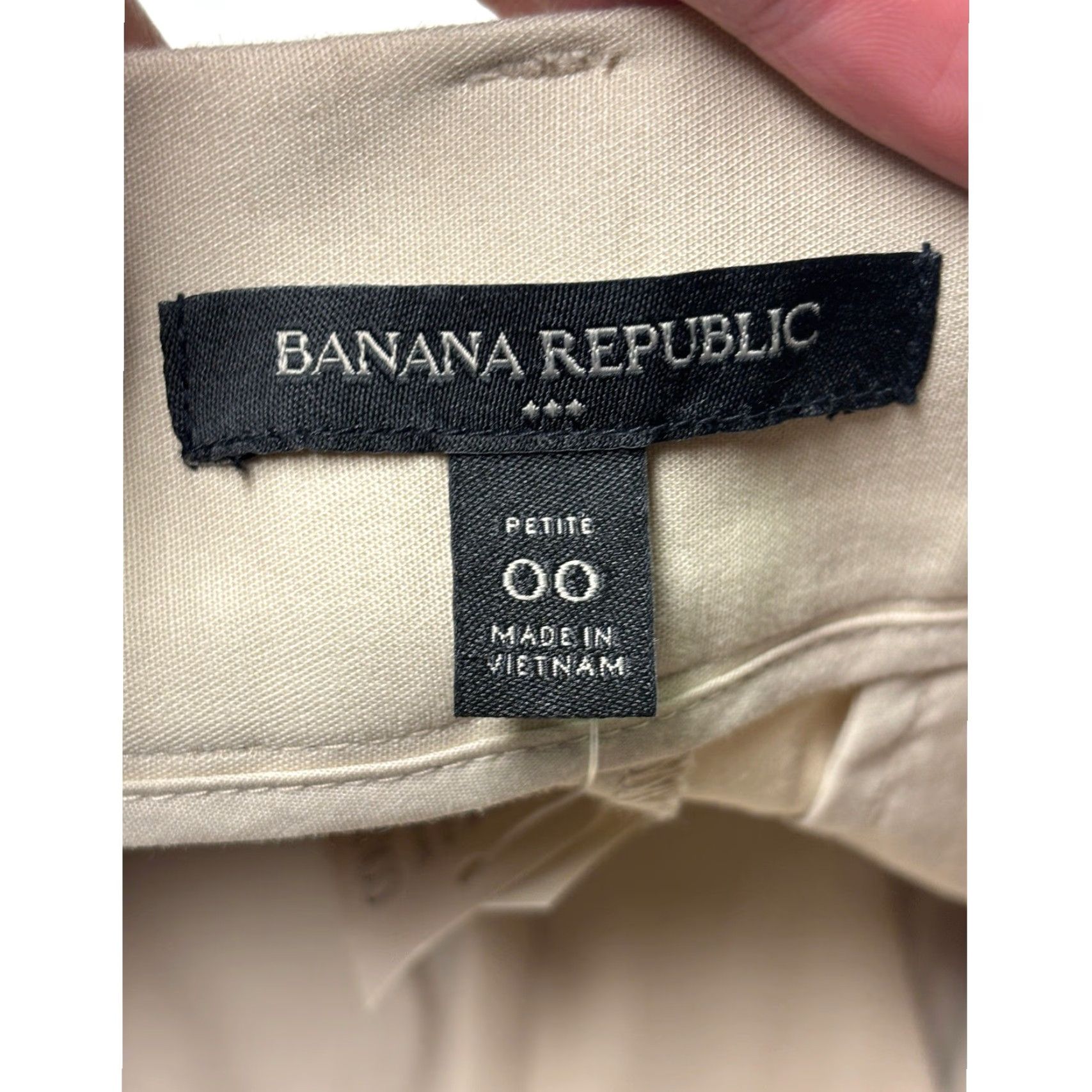 Banana Republic VINTAGE? No. Banana Republic Pants Dress Pants 00P Beige High Rise Pleated Balloon Tapered Leg Womens XS? Size 24" / US 00 / IT 34 - 6 Thumbnail