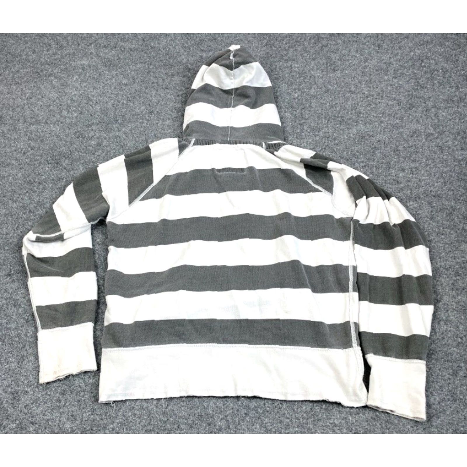 Vintage VINTAGE Rag Wear USA Hoodie Shirt Adult Small White 90s Striped 1/4 Zip Embroidered Crest Mens Size US S / EU 44-46 / 1 - 2 Thumbnail
