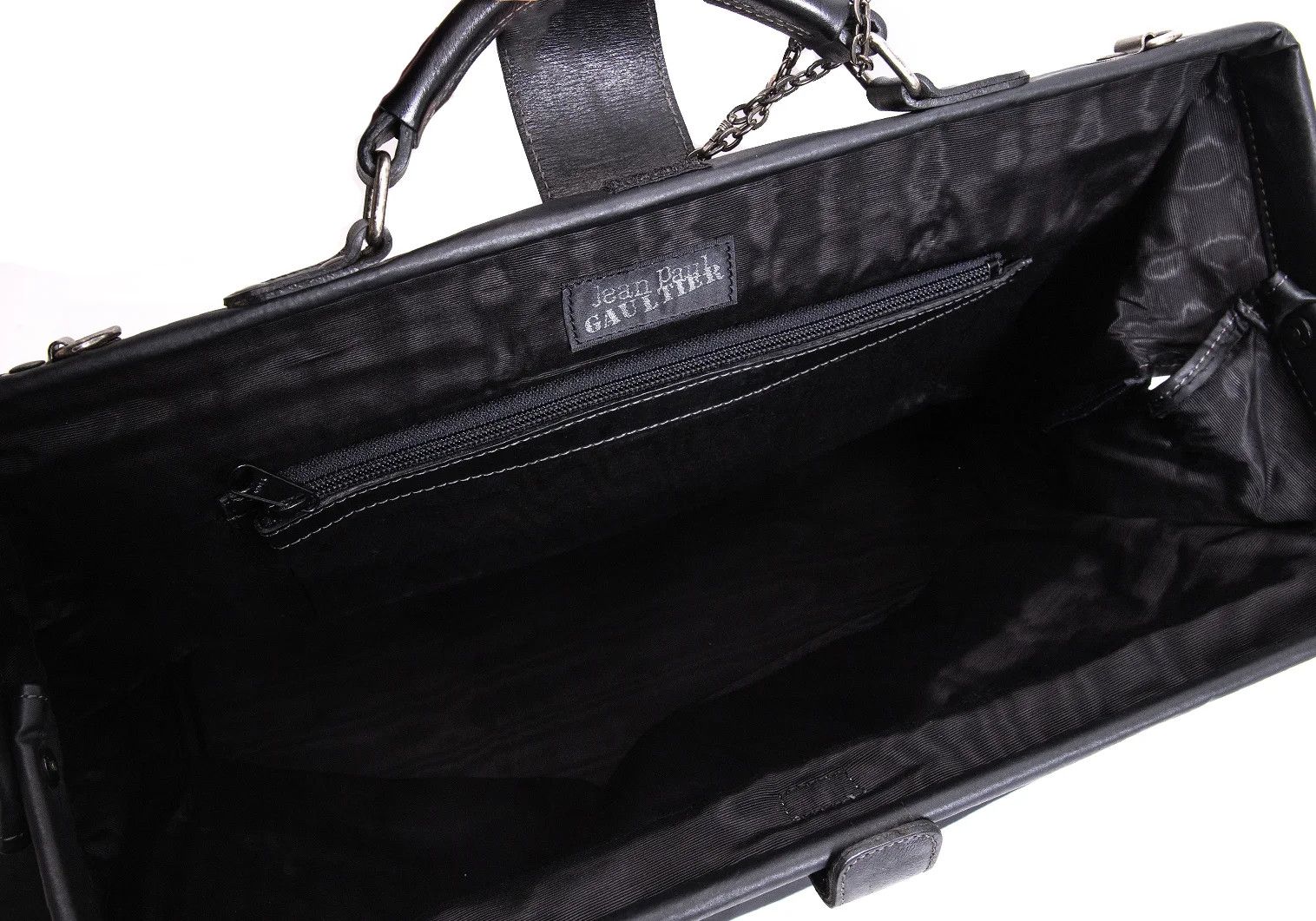 Jean Paul Gaultier Coated Doctor Bag in Black with Minor Flaws Size ONE SIZE - 13 Thumbnail