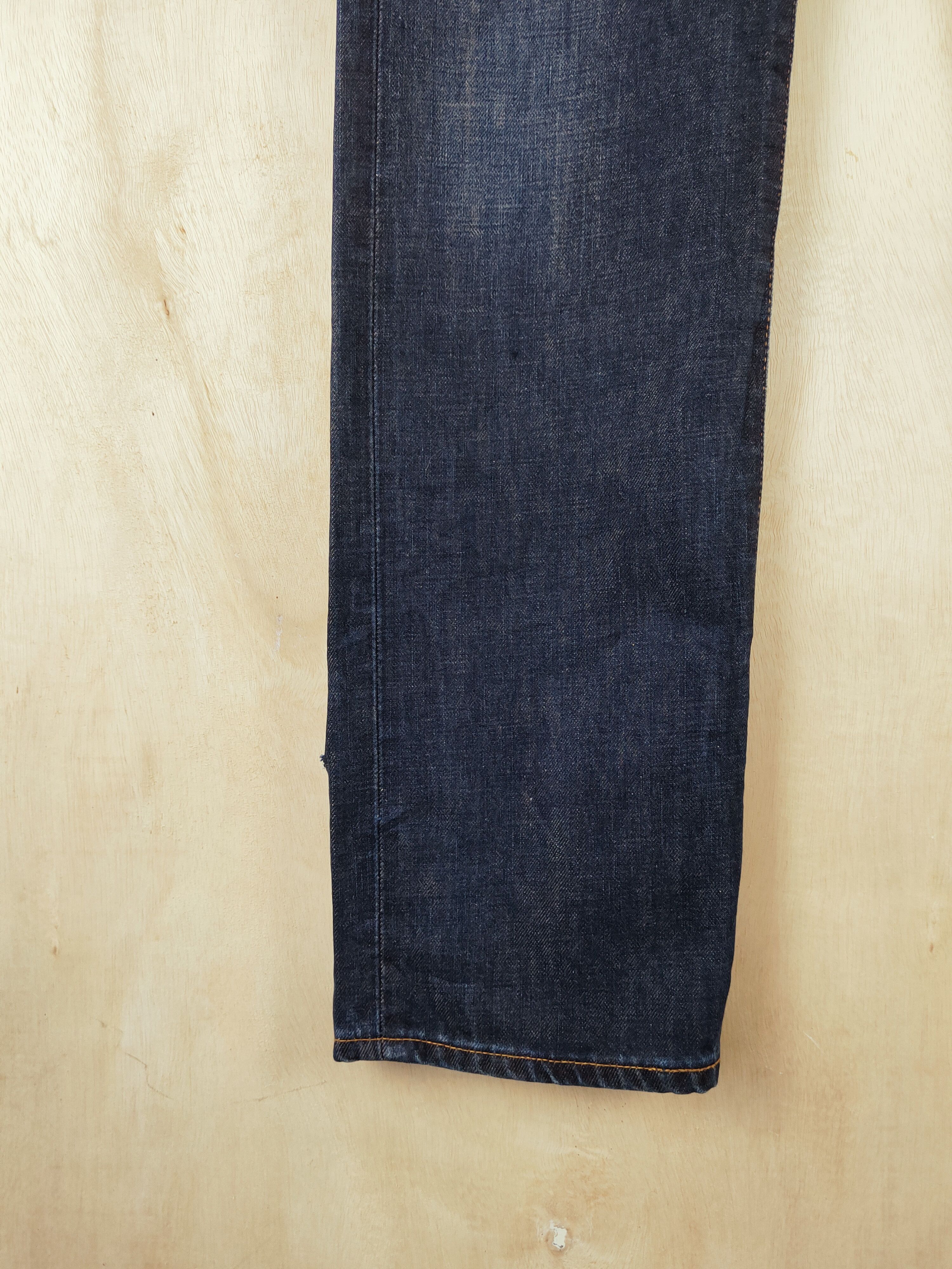 Edwin Edwin Dark Blue Distressed Ripped Jeans #S2678 Size US 30 / EU 46 - 4 Thumbnail
