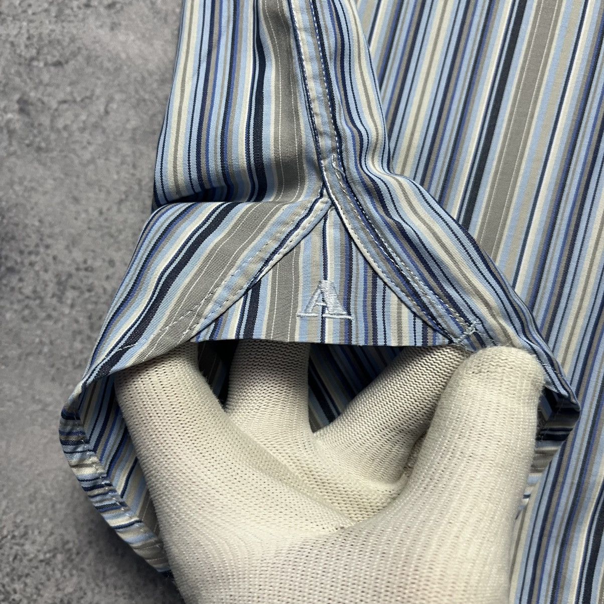 Aquascutum Vintage Aquascutum Striped Shirt Long Sleeve Button Up Size US L / EU 52-54 / 3 - 6 Thumbnail