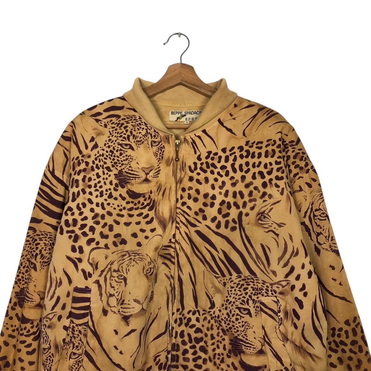 Hysteric Glamour 🔥VINTAGE BOMBER JACKET BEPPE SPADACINI SPORTS TIGER STYLE Size US M / EU 48-50 / 2 - 5 Thumbnail