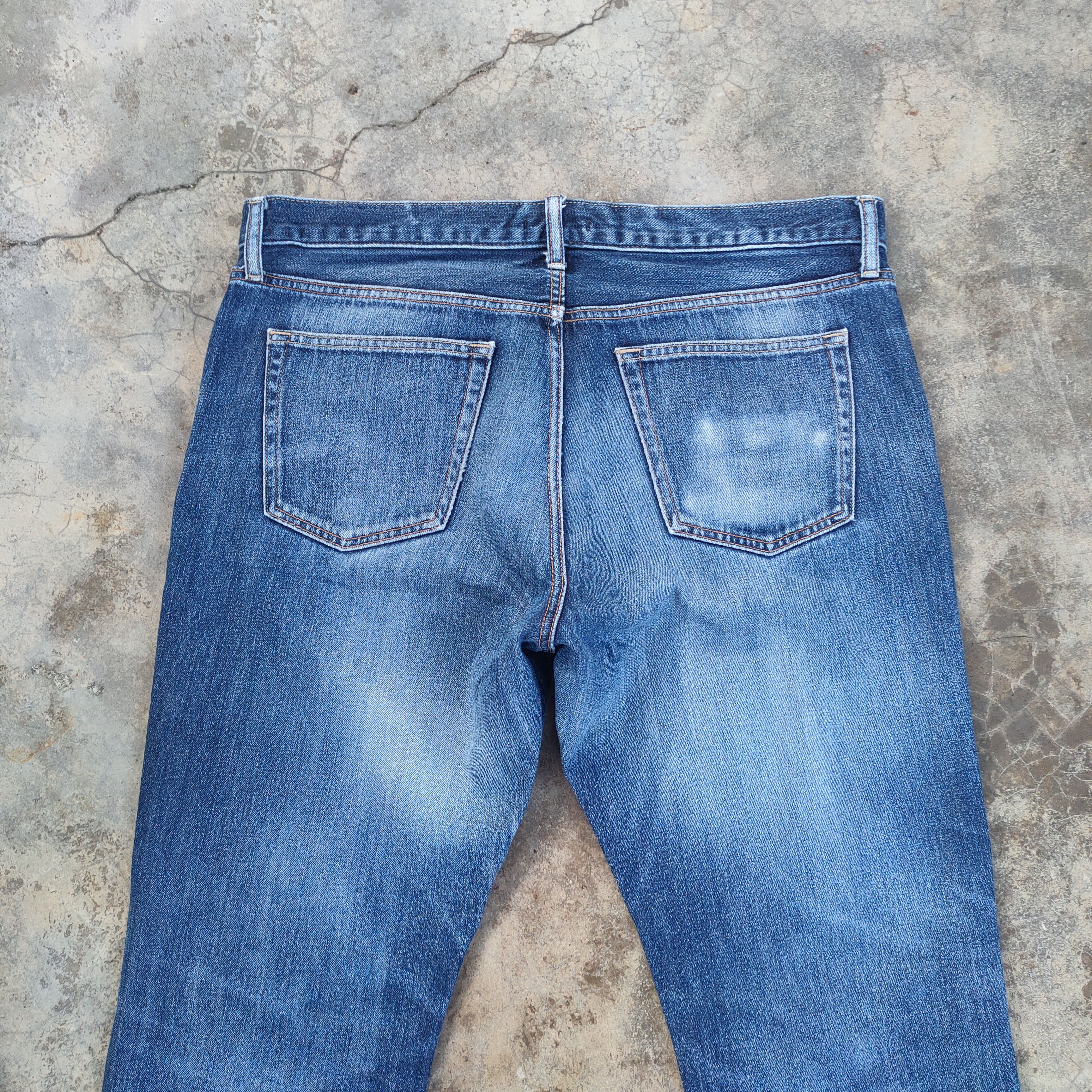 Japanese Brand × Jean × Vintage W38 VINTAGE JAPANESE DISTRESSED FADED JEANS PANTS Size US 38 / EU 54 - 9 Thumbnail