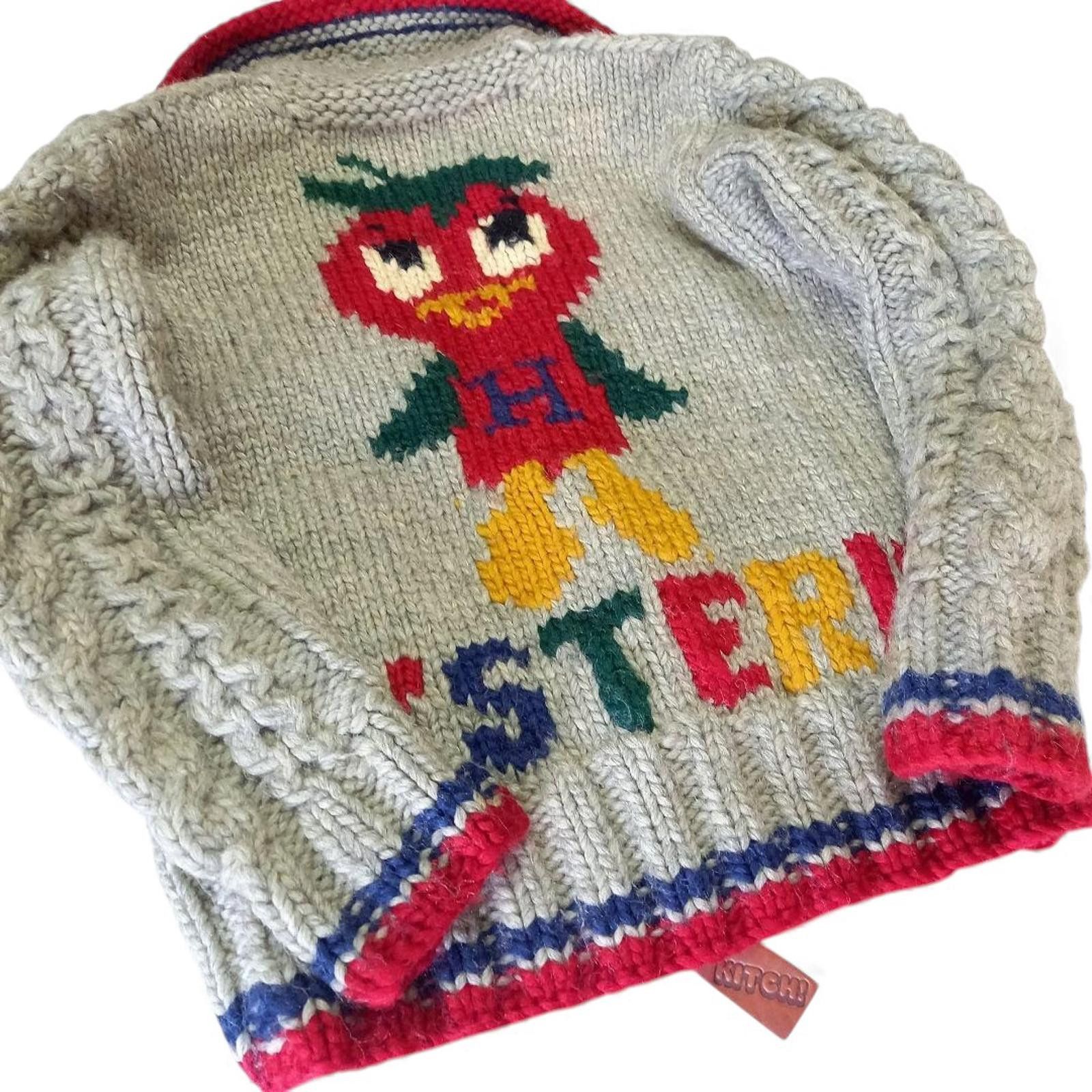 Hysteric Glamour Hysteric Glamour - Knitted Wool Cable Cardigan with Embroide Size US M / EU 48-50 / 2 - 7 Thumbnail
