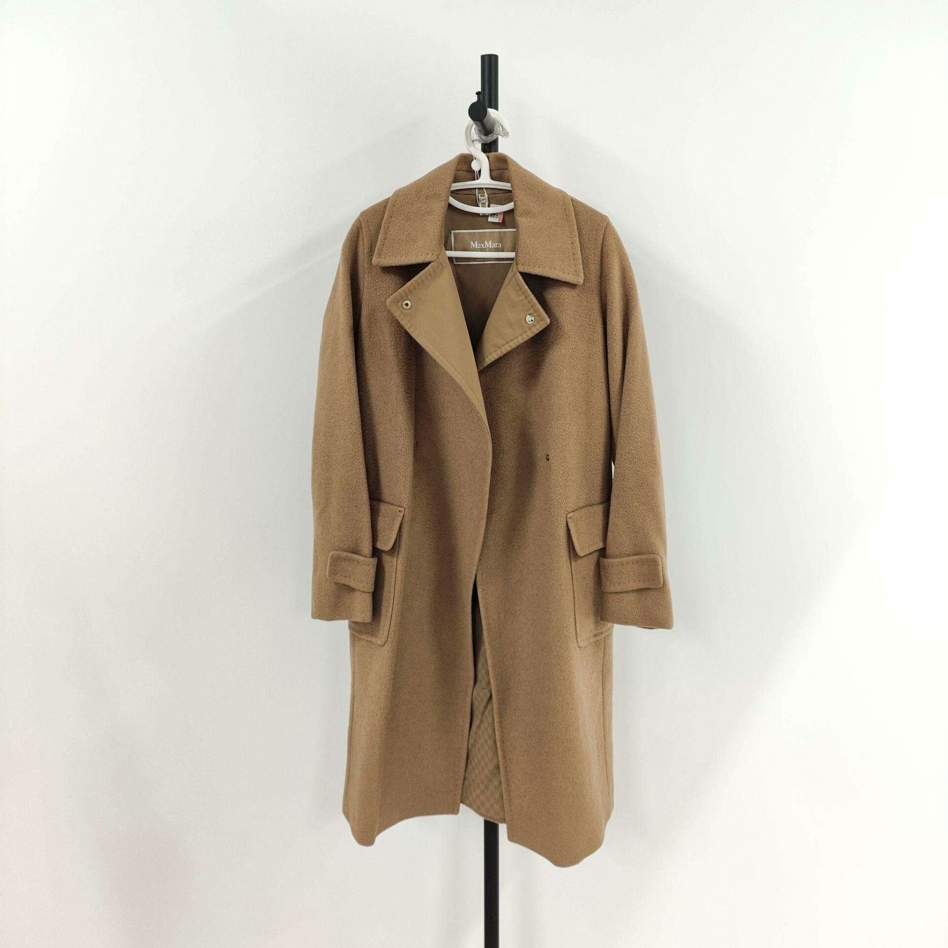 Max Mara MaxMara Camel Wool Long Dress Size US 34 / EU 50 - 1 Thumbnail