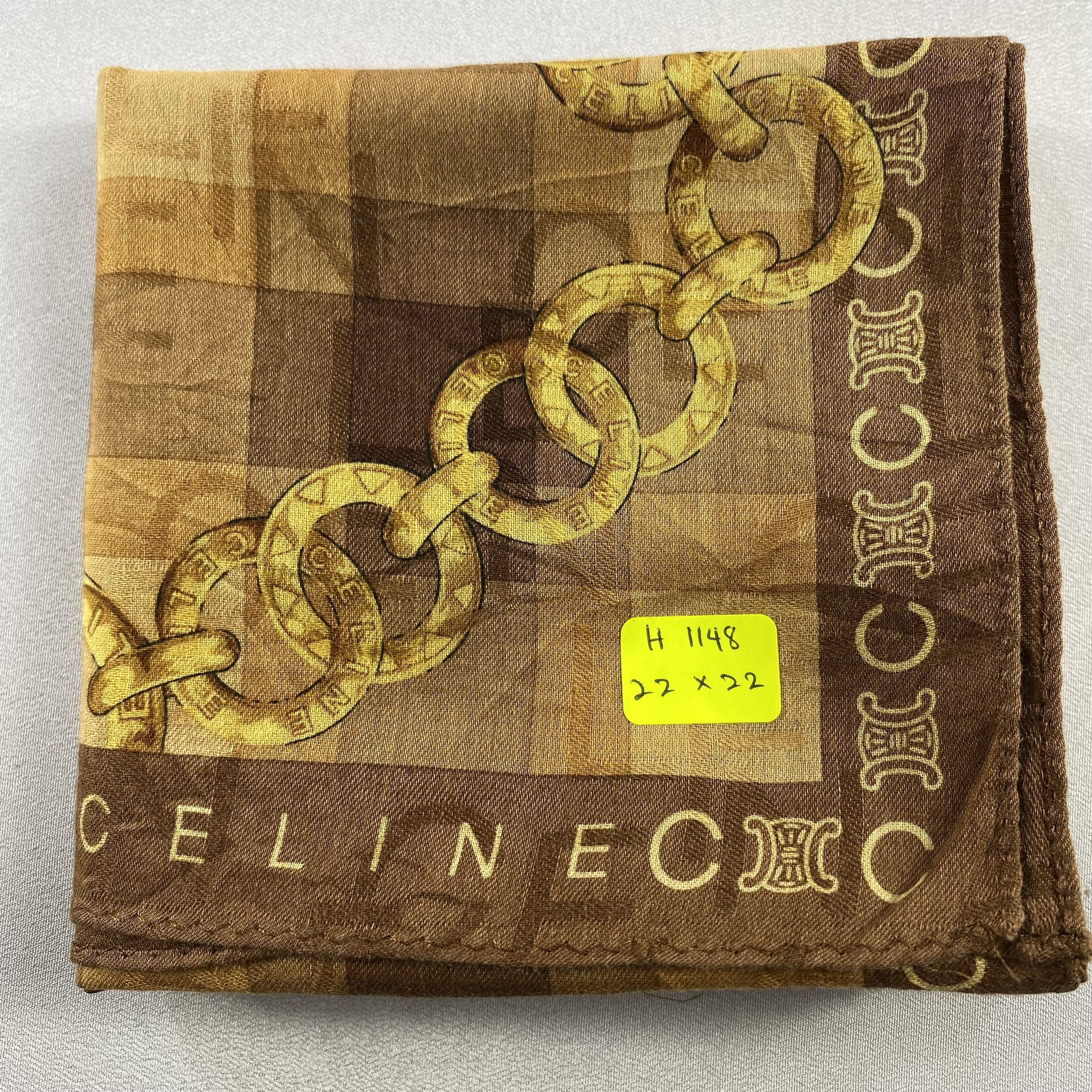 Celine × Vintage Celine Bandana/ Handkerchief / Neckerchief Size ONE SIZE - 5 Thumbnail