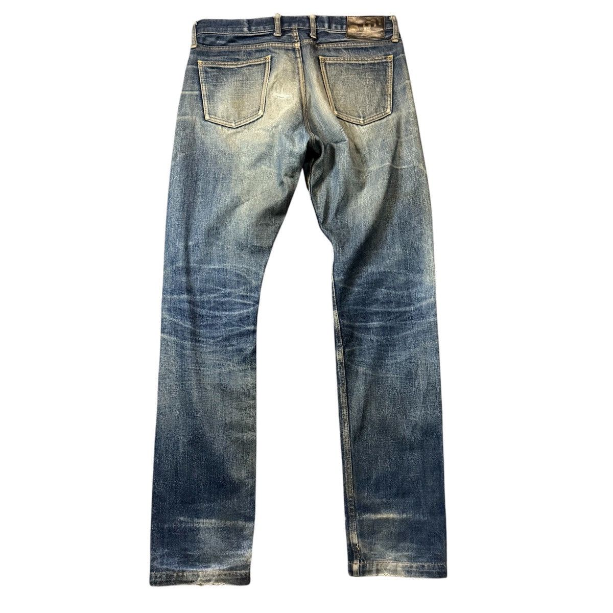 Indigo 🔥🇯🇵 Japanese LGB Rusty Monkey Time Indigo Dyed Denim Size US 33 - 2 Thumbnail