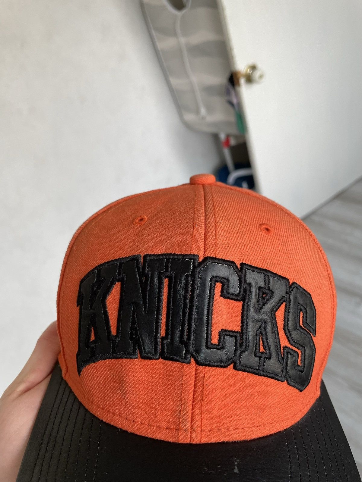 Mitchell & Ness × Vintage Mitchell & Ness NBA New York Knicks Snapback Hat/Cap Wool Size ONE SIZE - 5 Thumbnail