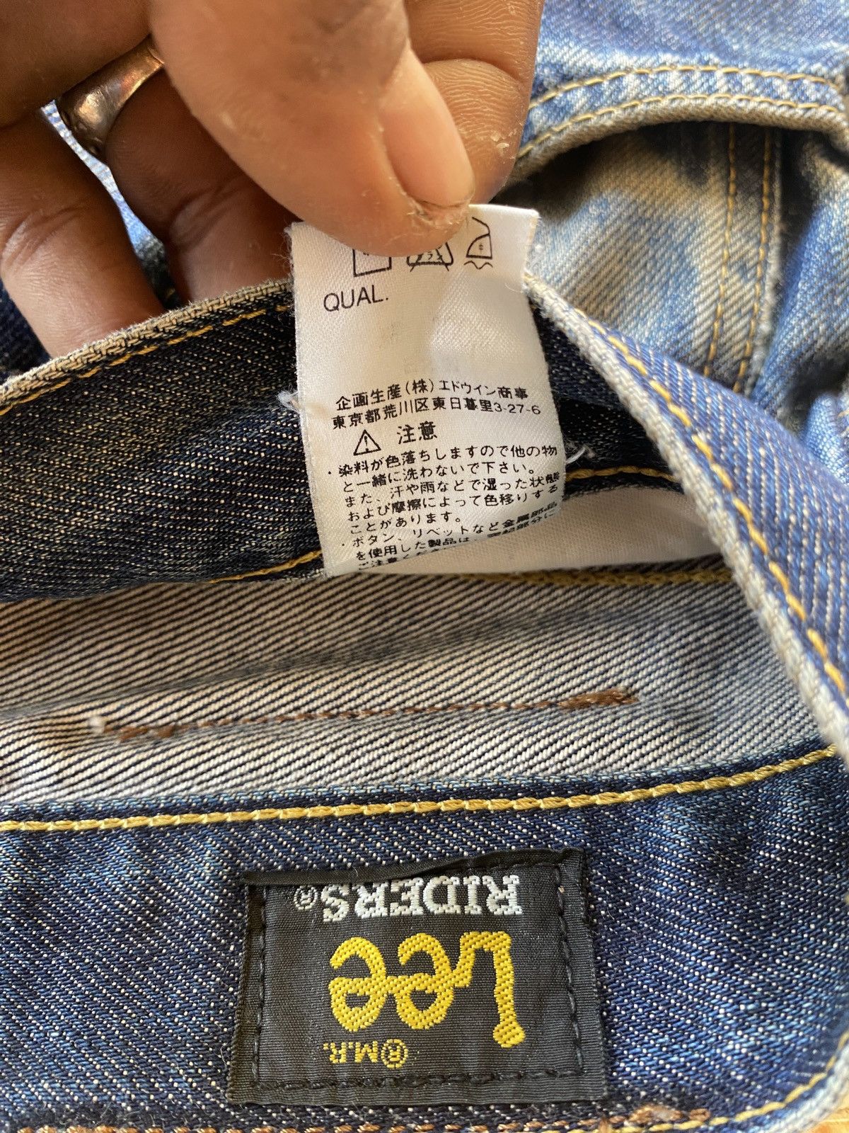 Lee × Vintage Vintage LEE RIDER loose cut denim Size US 30 / EU 46 - 12 Thumbnail