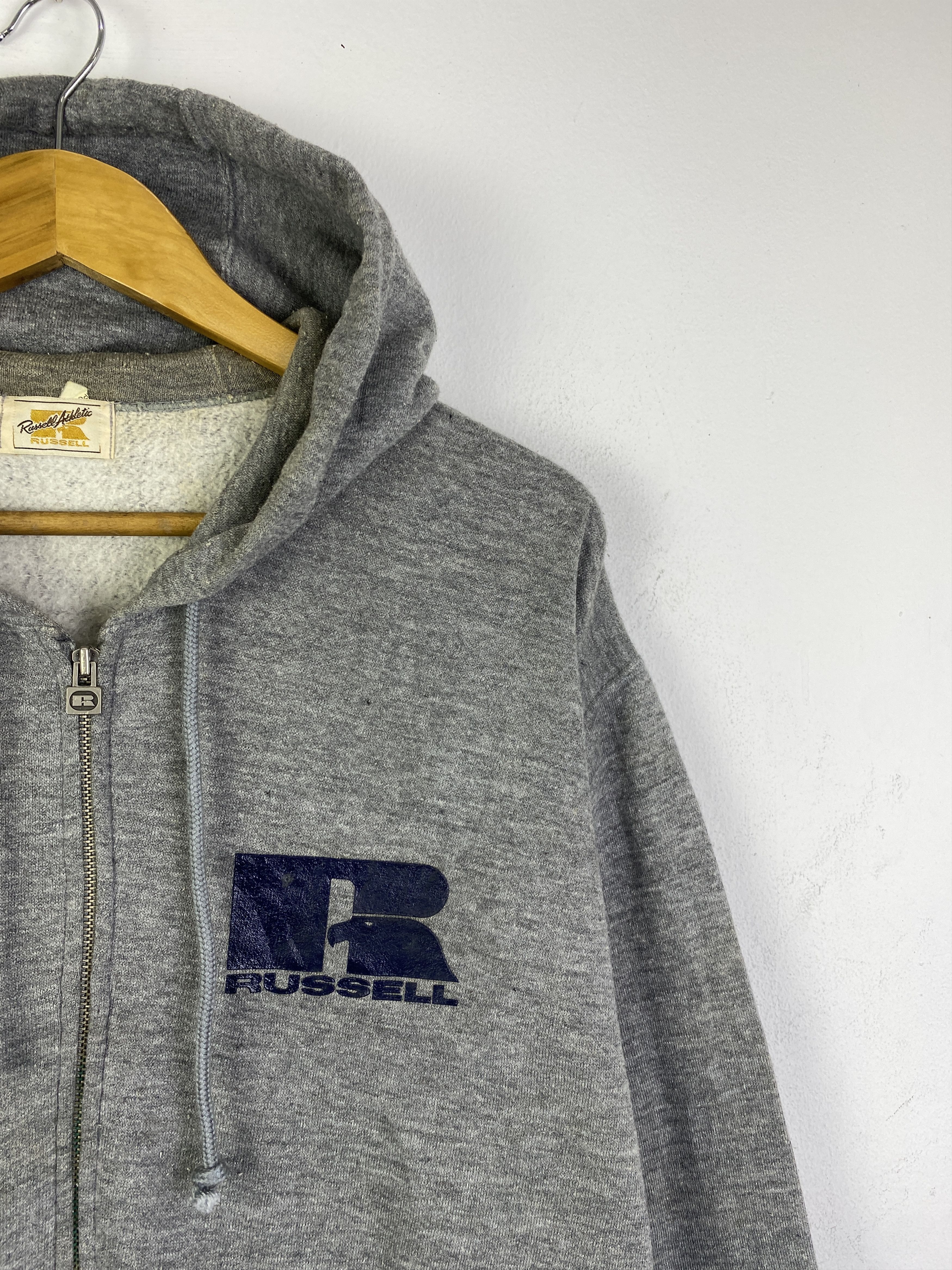 Russell Athletic Vintage 70s Russell Zipper Up Jumper Hoodie SH0273 Size US L / EU 52-54 / 3 - 10 Thumbnail