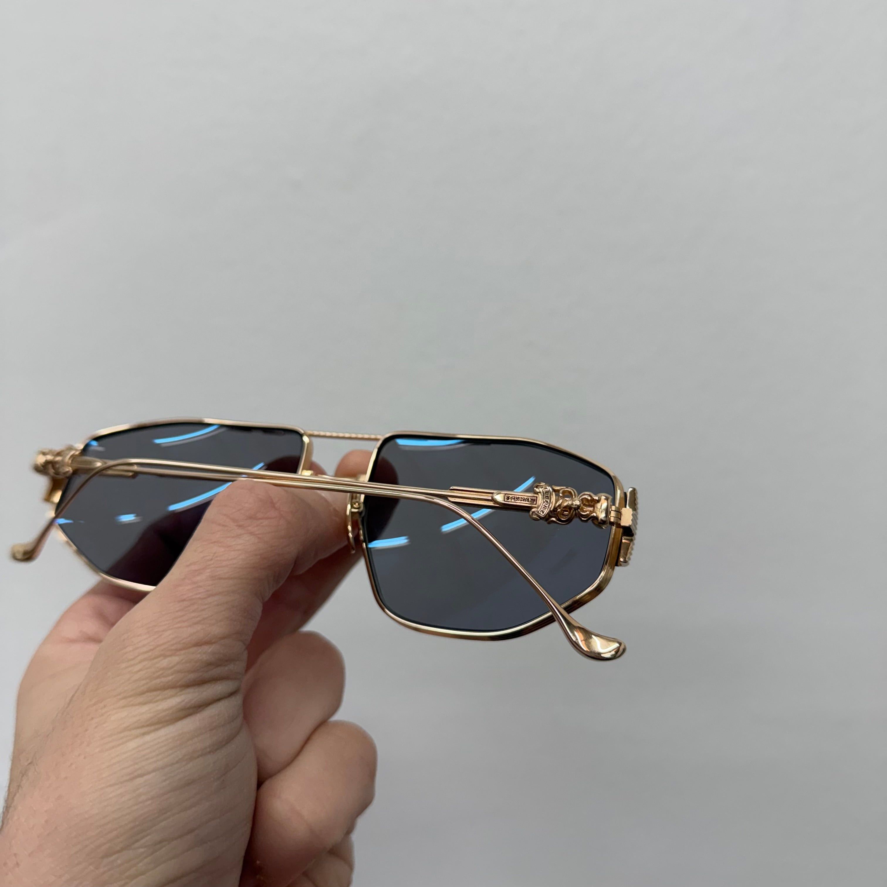 Chrome Hearts Chrome Hearts Pump Station Gold Sunglasses RARE Size ONE SIZE - 3 Thumbnail