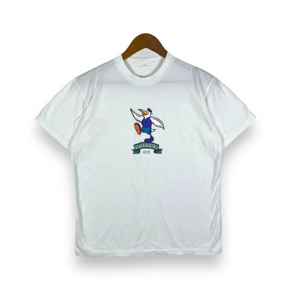 Japanese Brand Vintage MR.HAMMER Since 2000 Ffi-Project Graphic Tee Shirt Size US M / EU 48-50 / 2 - 1 Thumbnail