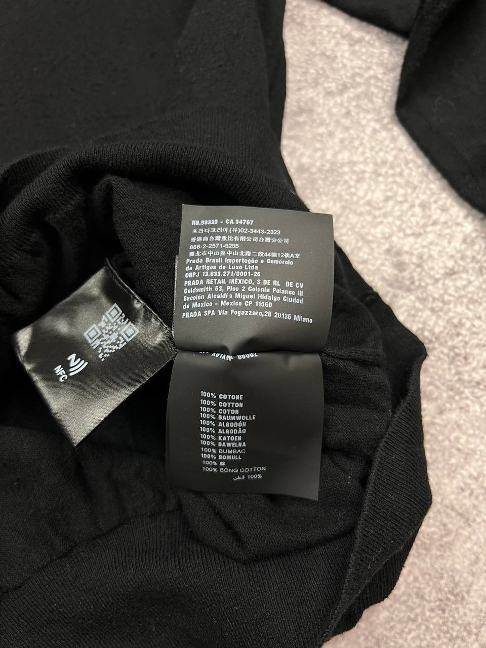 Prada Prada Classic Long Sleeve Black Label Luxury Size US M / EU 48-50 / 2 - 7 Thumbnail