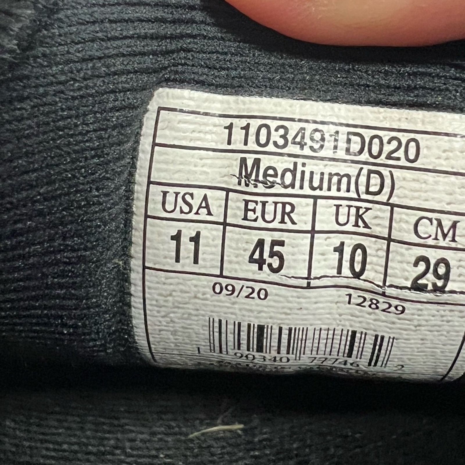 Brooks Brooks Adrenaline GTS 21 Solid Black Athletic Running Shoes Size US 11 / EU 44 - 10 Thumbnail