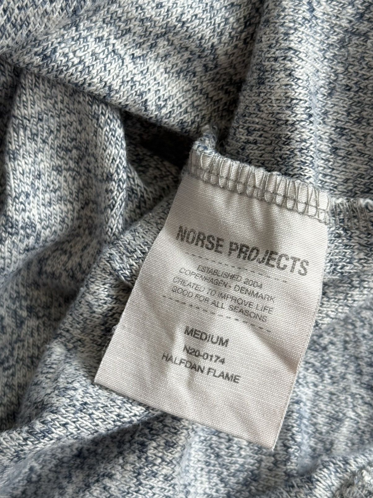 Norse Projects Norse Projects Halfdan Flame sweatshirt Size US M / EU 48-50 / 2 - 7 Thumbnail