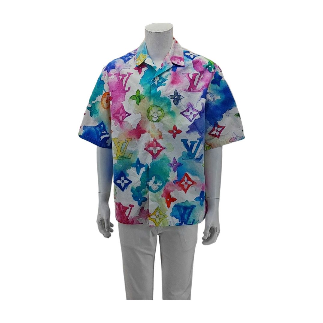 Louis Vuitton Louis Vuitton Watercolor Monogram Short Sleeve Shirt L Size US L / EU 52-54 / 3 - 1 Thumbnail