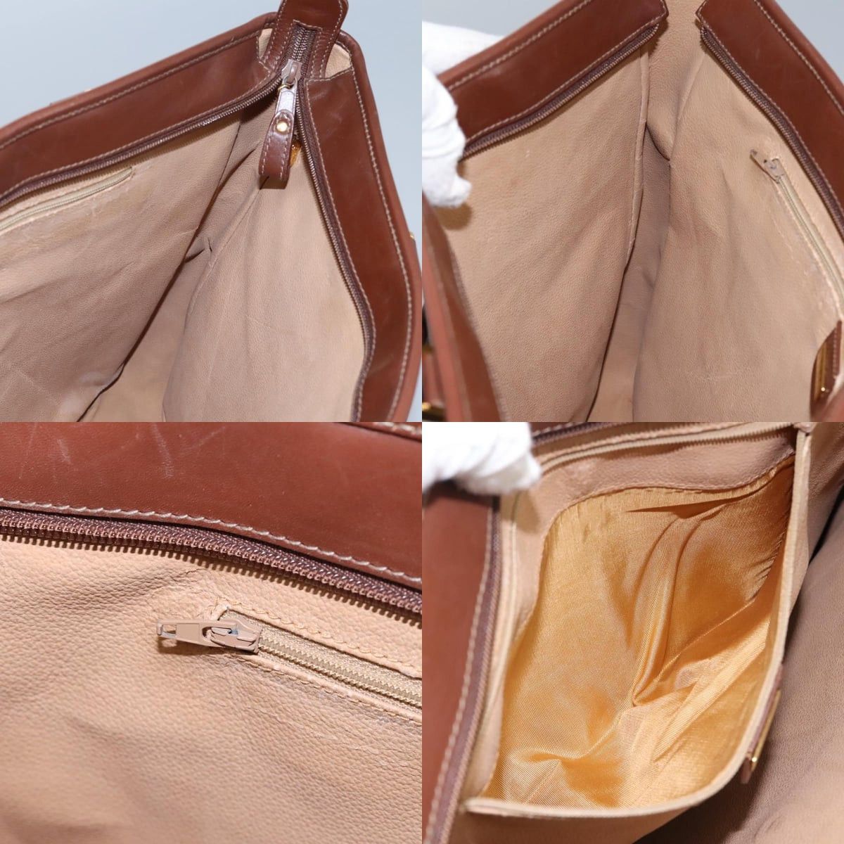 Gucci GUCCI Tote Bag Canvas Khaki 002 39 002 39 Size ONE SIZE - 12 Thumbnail
