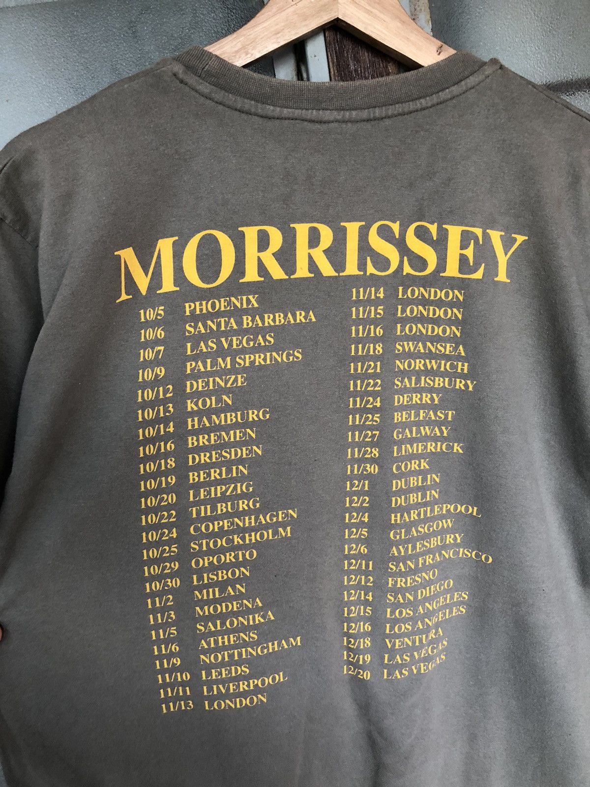 Morrissey Vintage 90's Morrissey Tour Band Tee Size US M / EU 48-50 / 2 - 10 Thumbnail