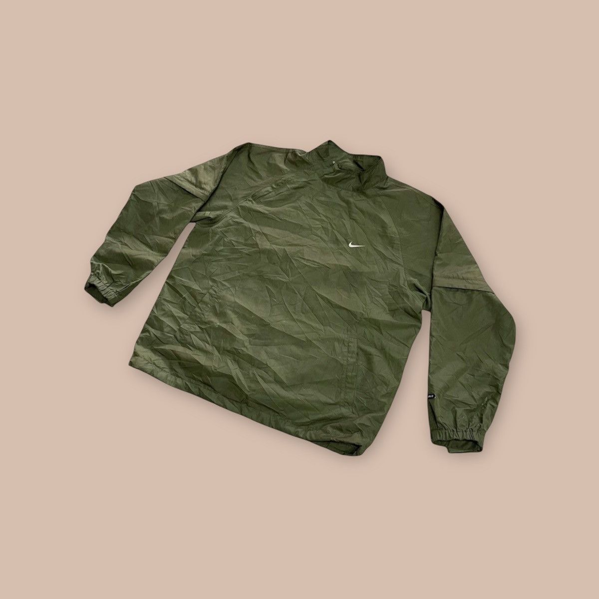 Nike Nike Clima-Fit Olive Jacket Size US M / EU 48-50 / 2 - 1 Thumbnail