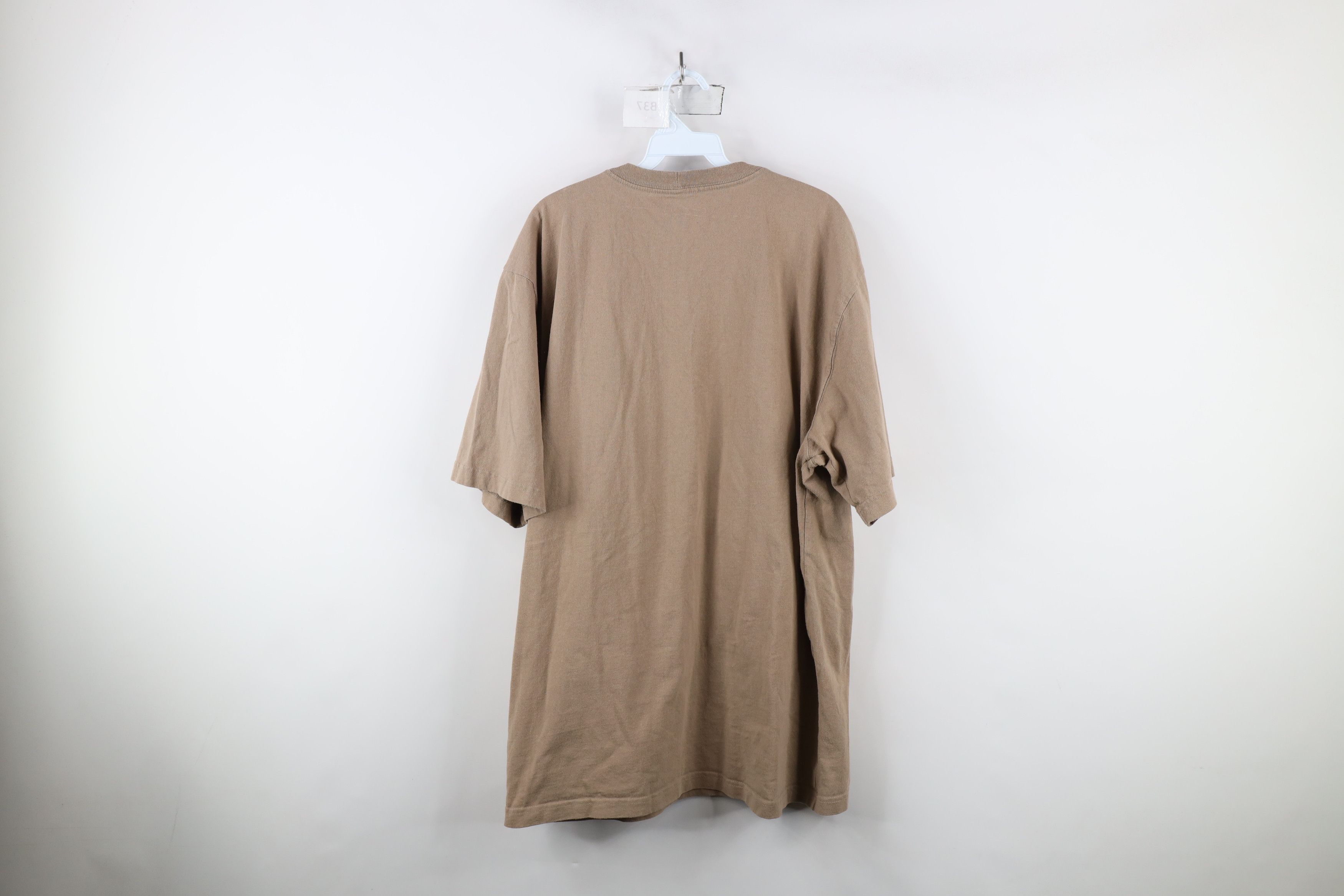 Carhartt × Vintage Vintage Y2K Carhartt Heavyweight Fit Pocket T-Shirt Khaki Size US L / EU 52-54 / 3 - 9 Thumbnail
