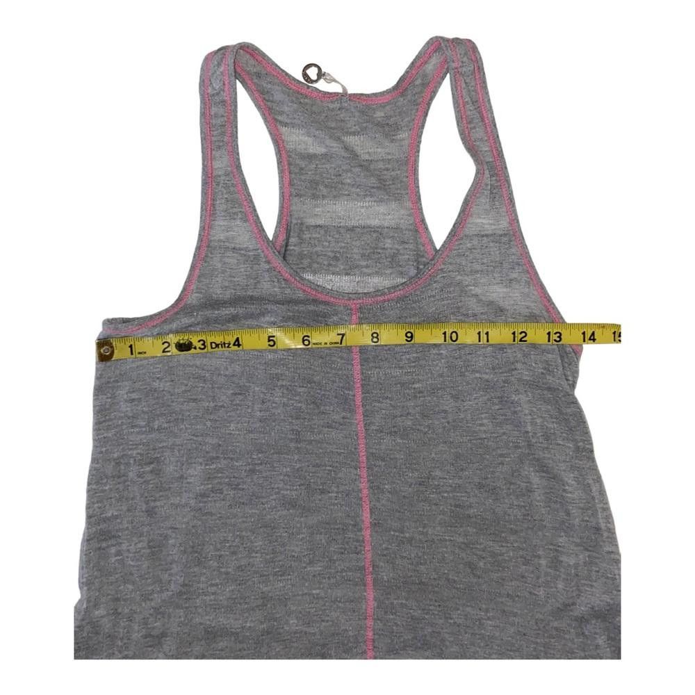 Designer Robin K l Lightweight Sheer W/ Pink Stitching Tank Size S / US 4 / IT 40 - 3 Thumbnail