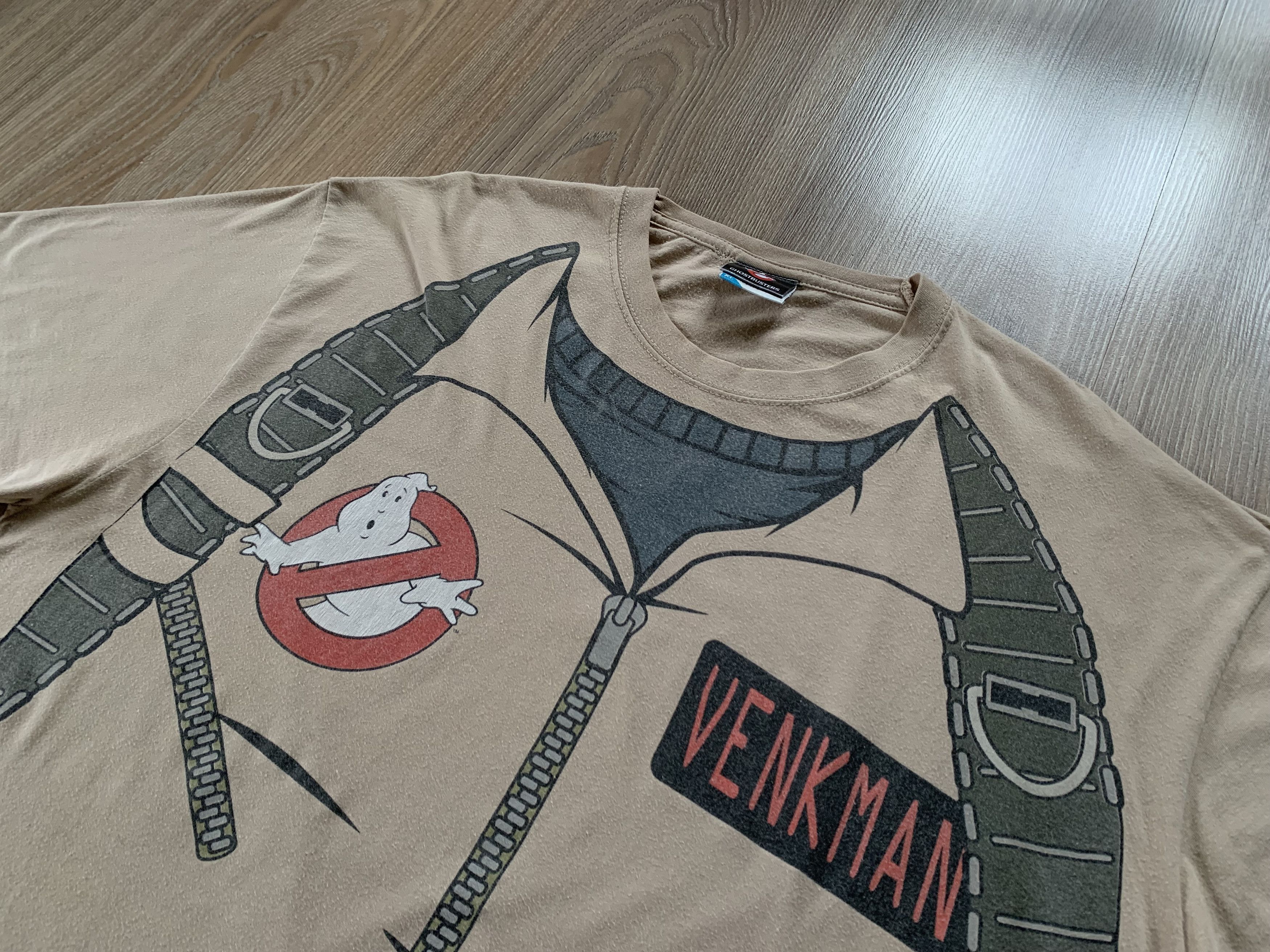 Vintage StarWorld Ghostbusters Overprinted Cotton T-Shirt Size US XL / EU 56 / 4 - 5 Thumbnail