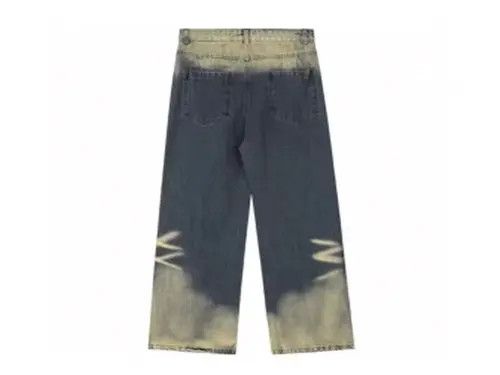 VIBE Vintage tie-dye gradient washed distressed jeans Size US 32 / EU 48 - 8 Thumbnail